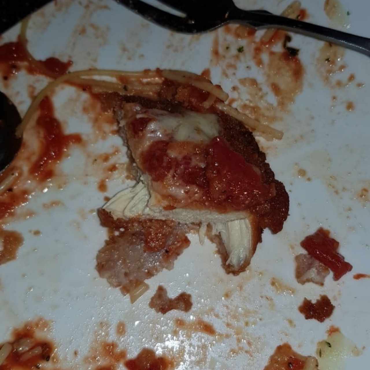 La comida tan rica que no dio tempo para una mejor foto!