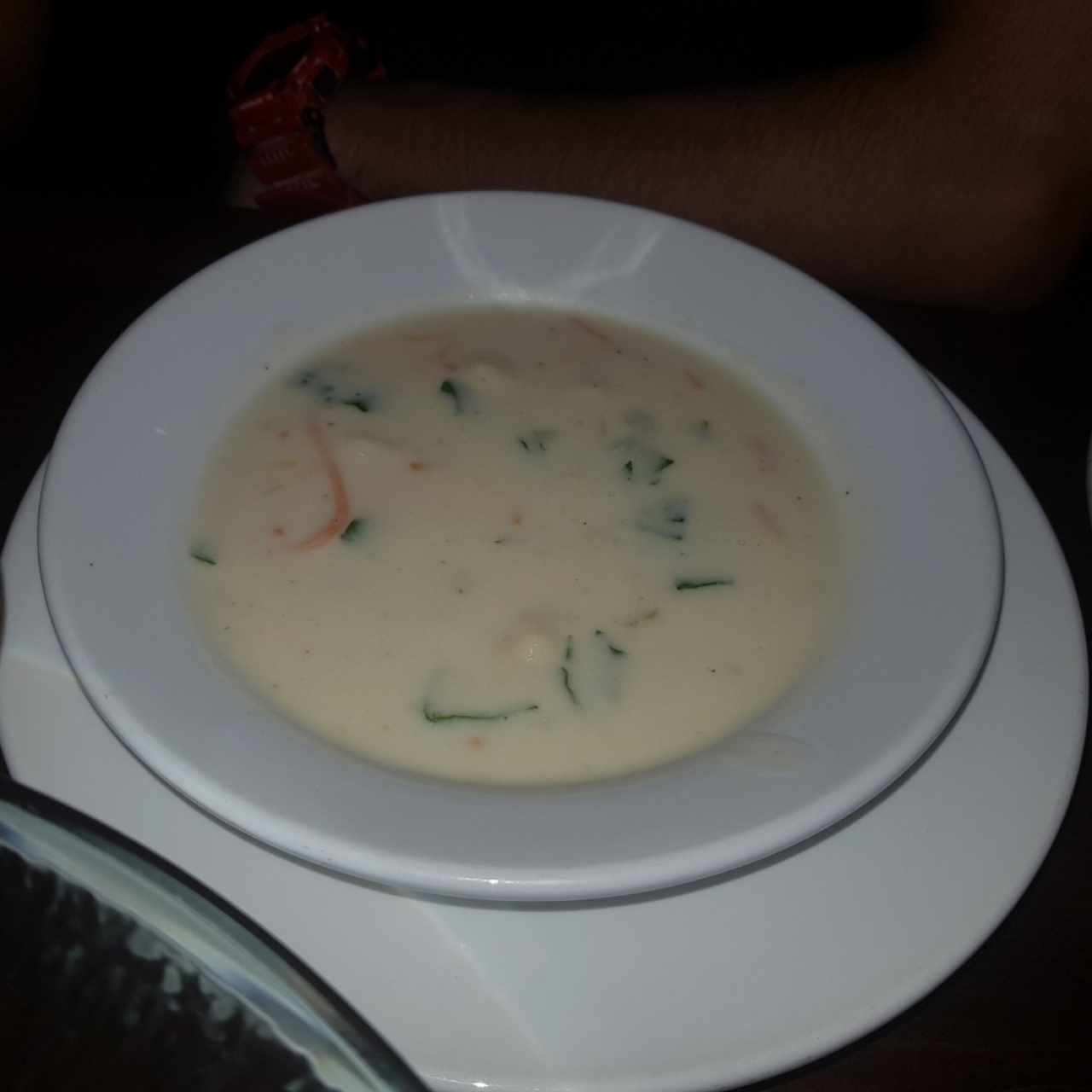 sopa de ñoquis 