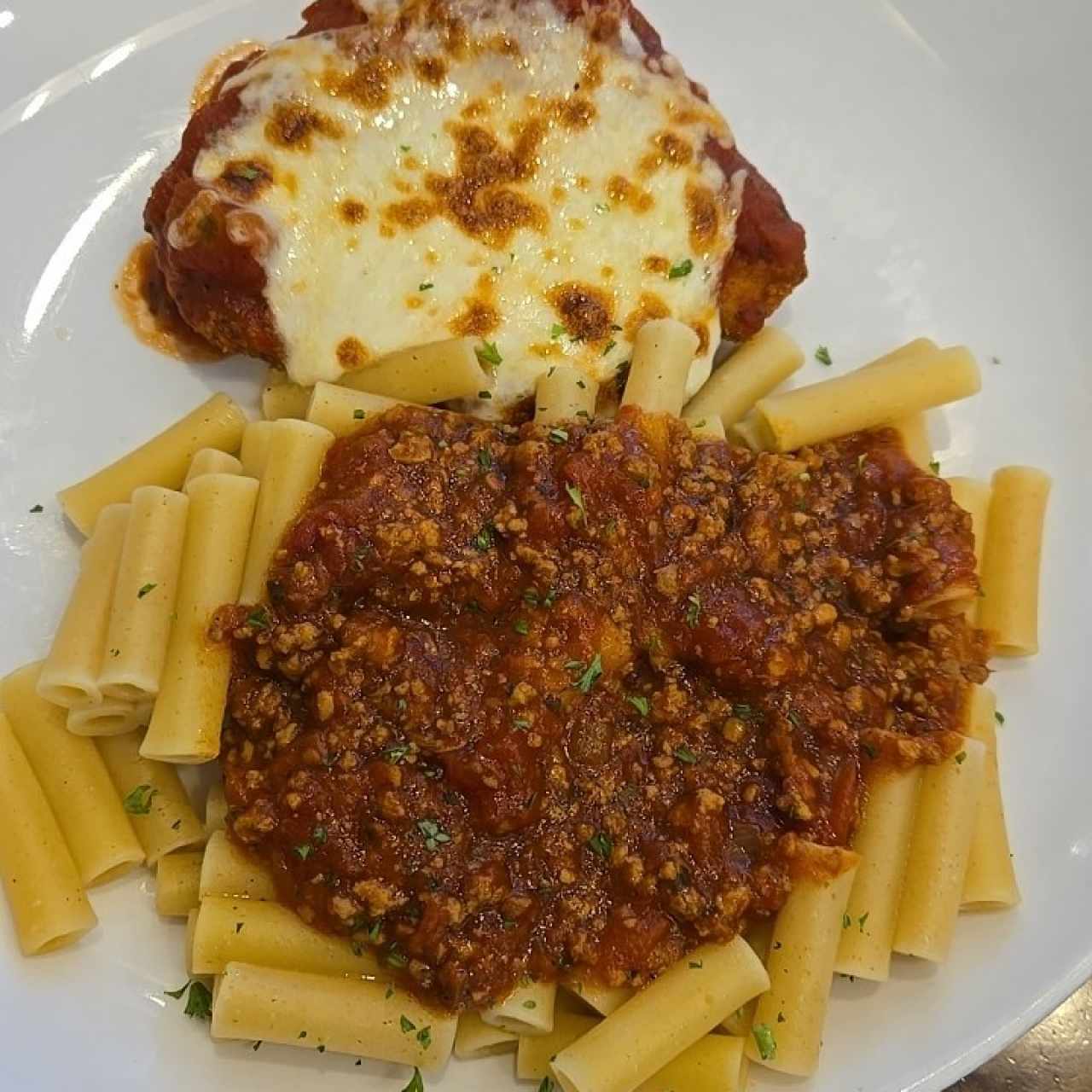 pollo y pasta 