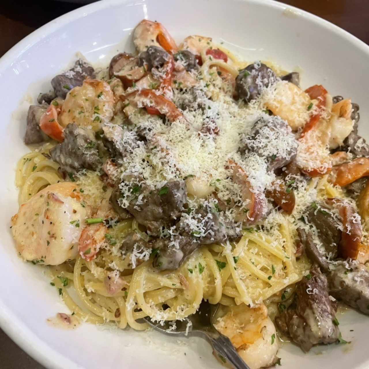 Steak & Shrimp Carbonara - Limited Time 