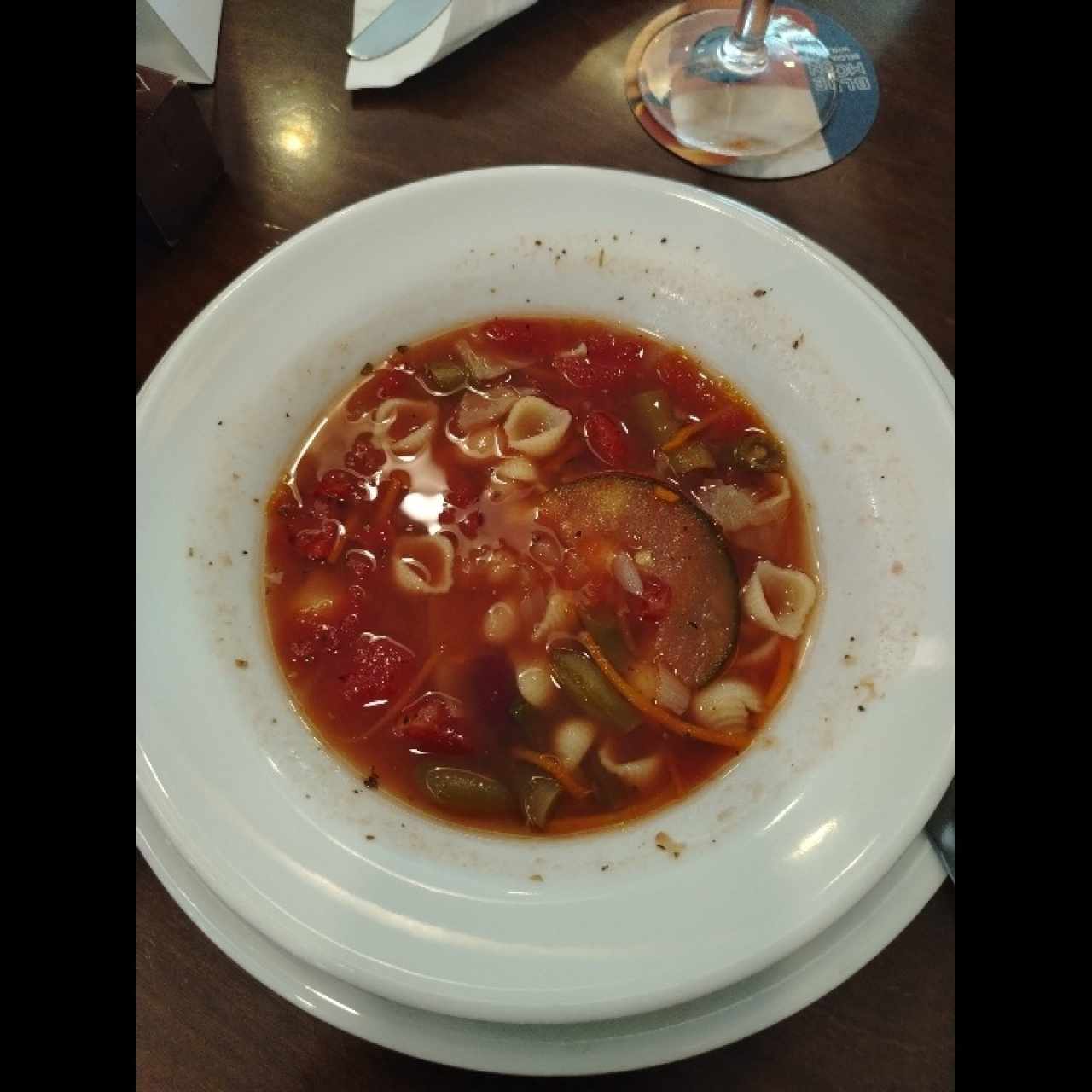 Sopa de minestrones