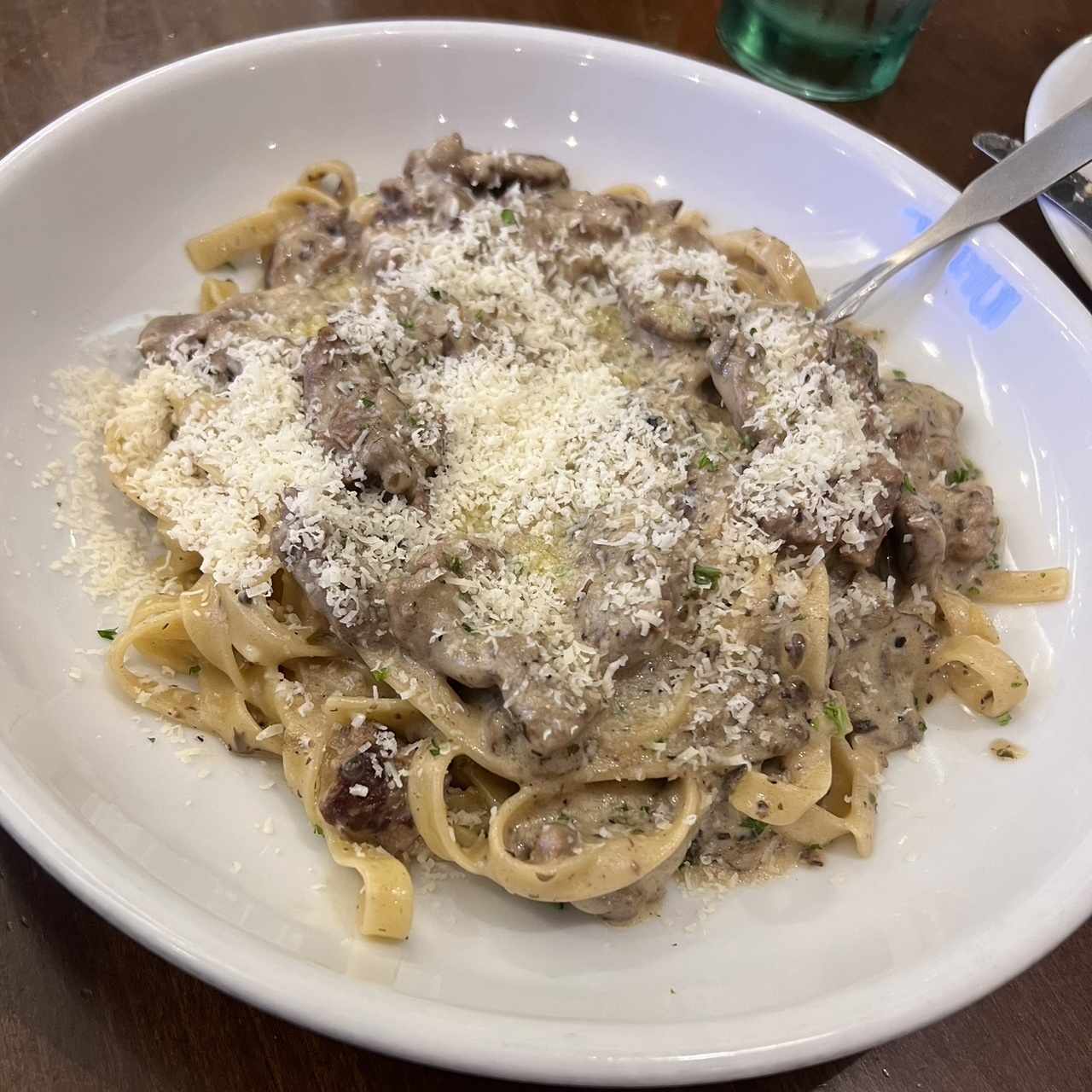 pasta con trufas
