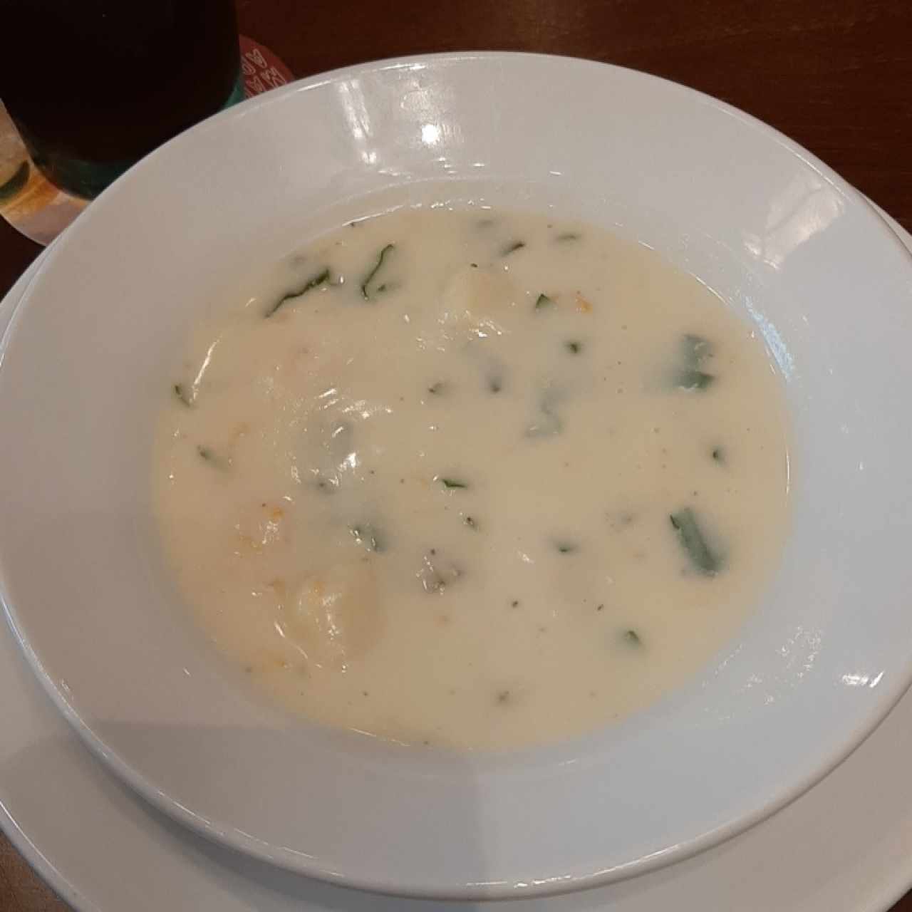 sopa de chicken añoqui