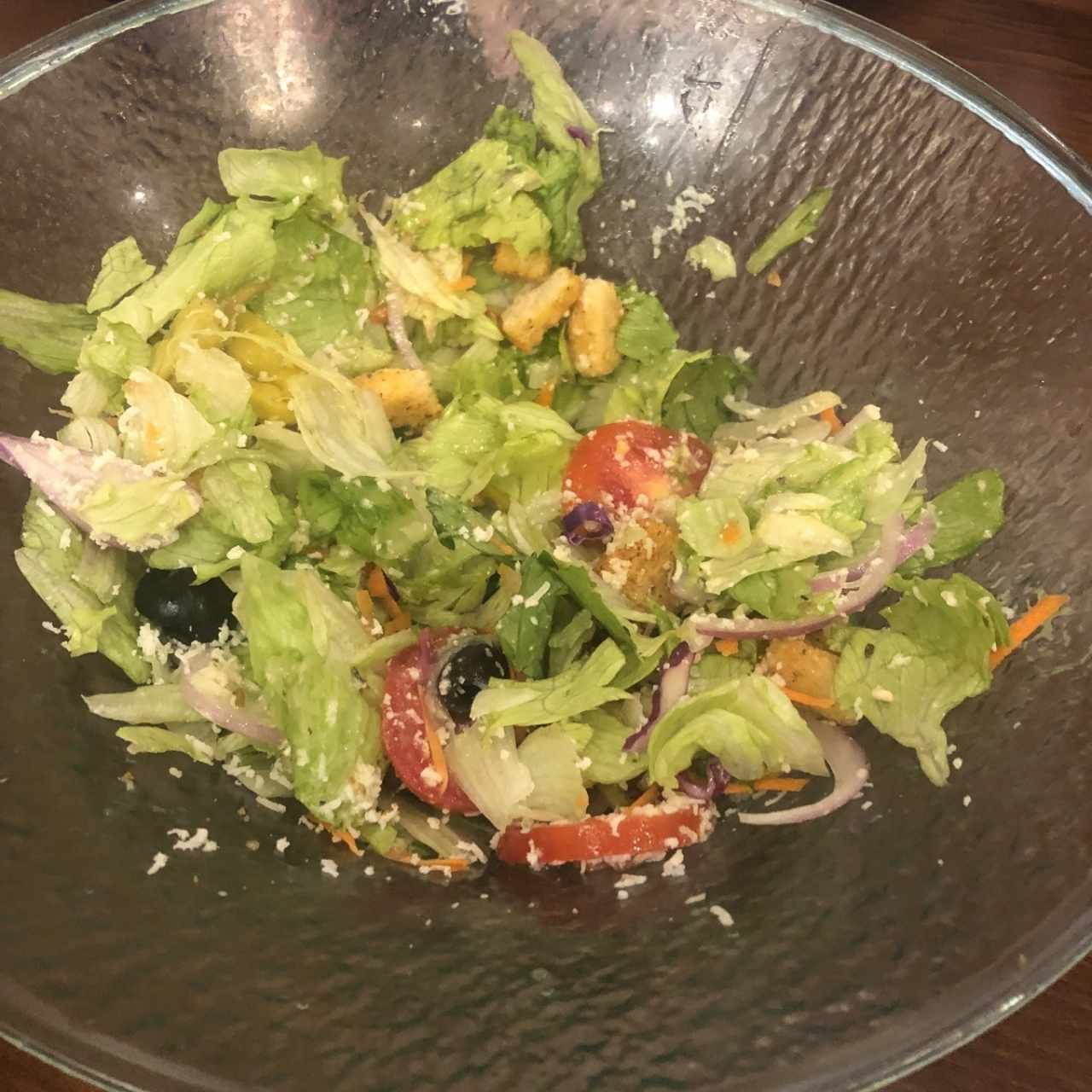 ensalada de la casa.