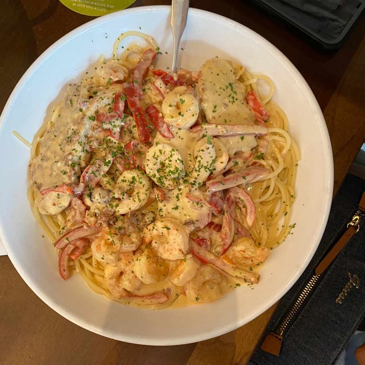 Chiken & Shrimp Carbonara