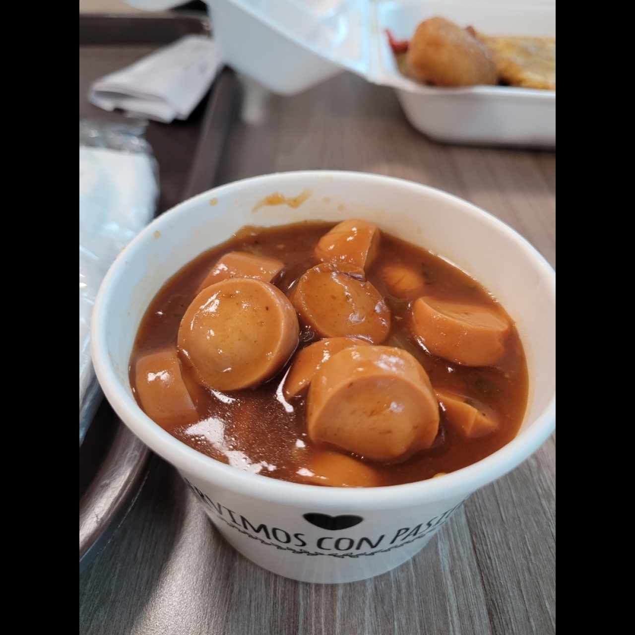 salchichas guisadas