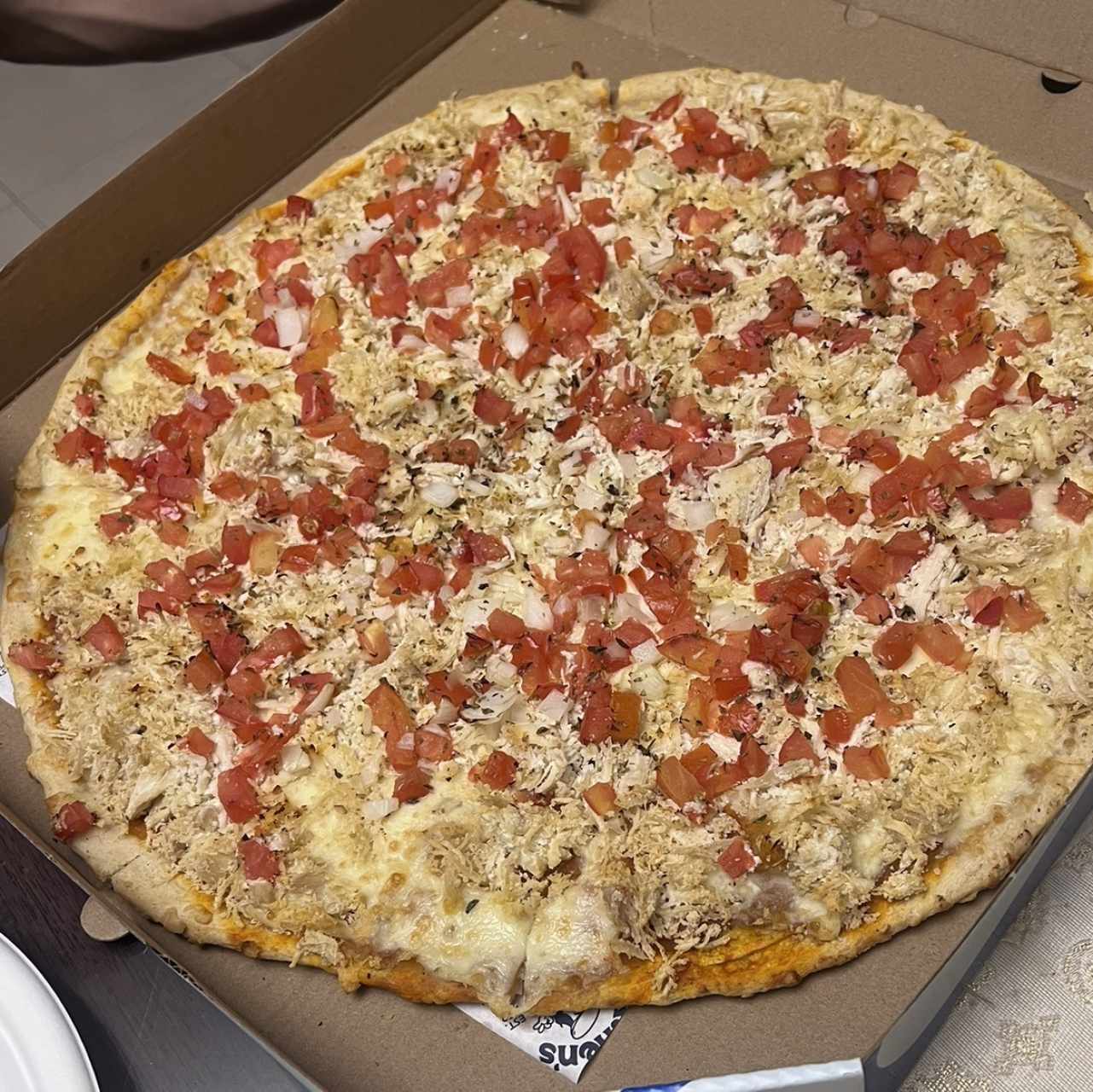 Pizza de pollo especial