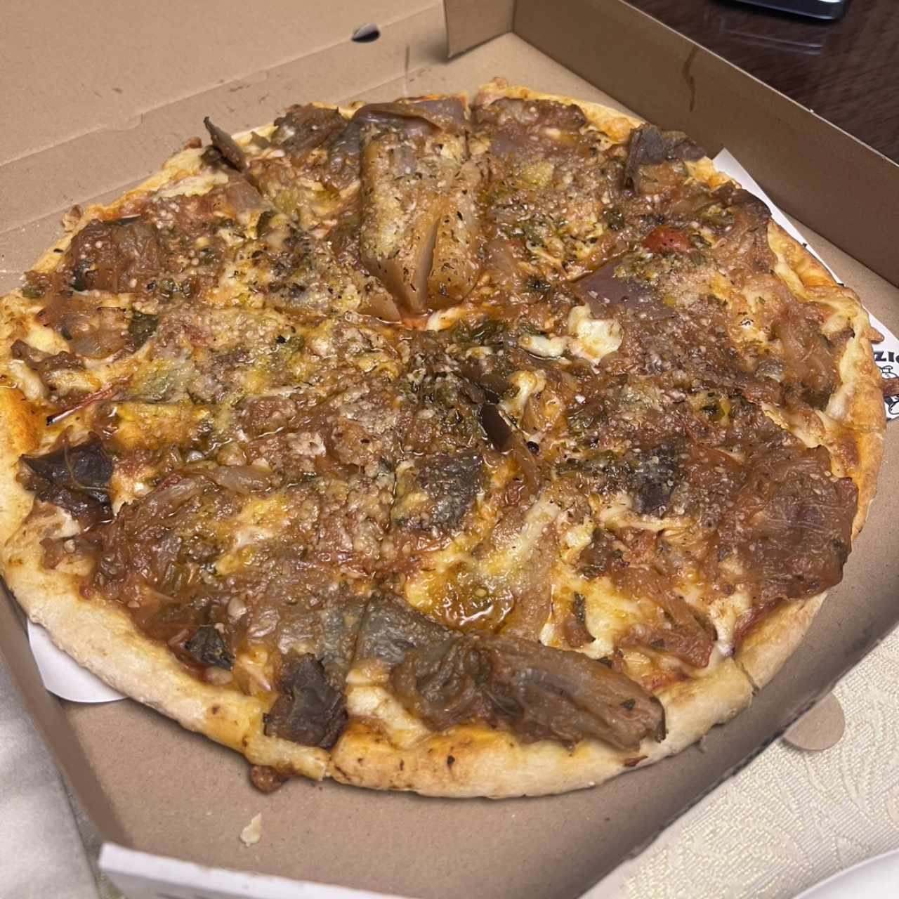 Pizza de berenjena imam