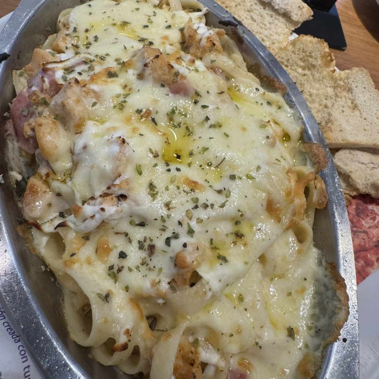 Pasta - Pollo Con Tocino