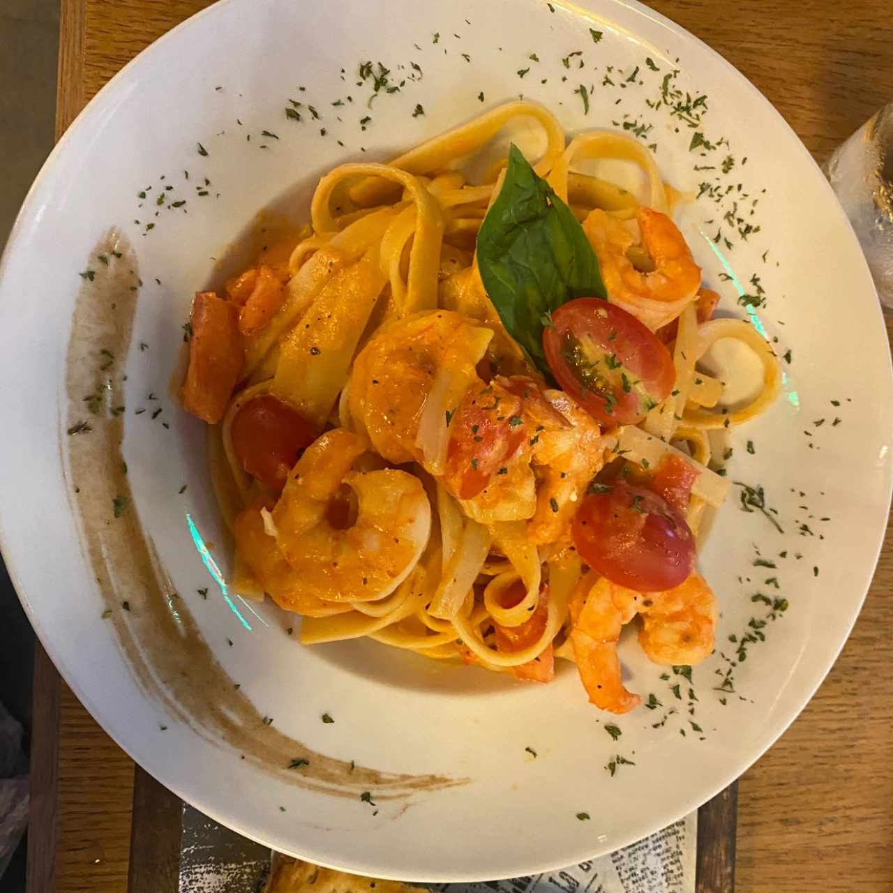 Fettuccini Gamberi Rosse