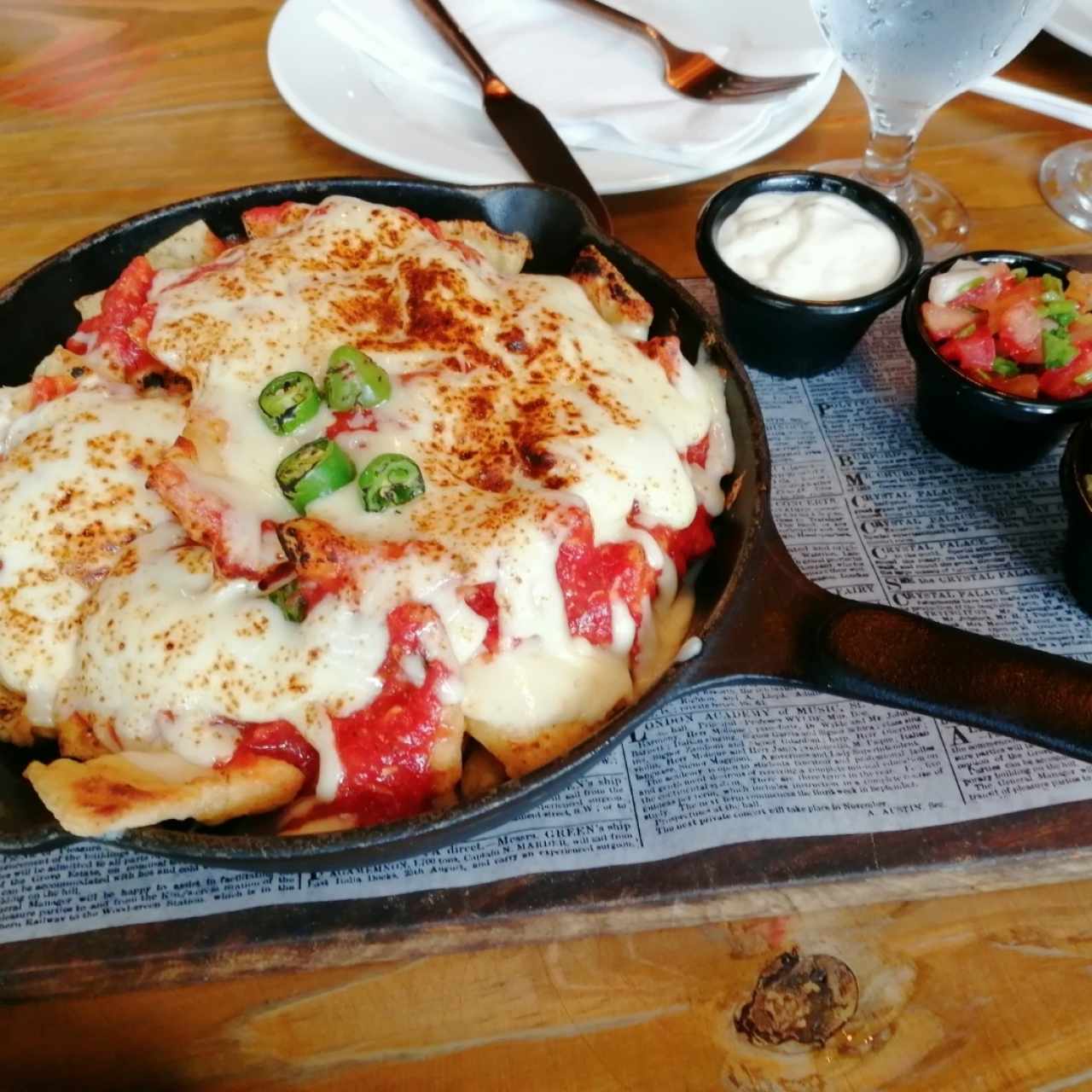 pizza nachos