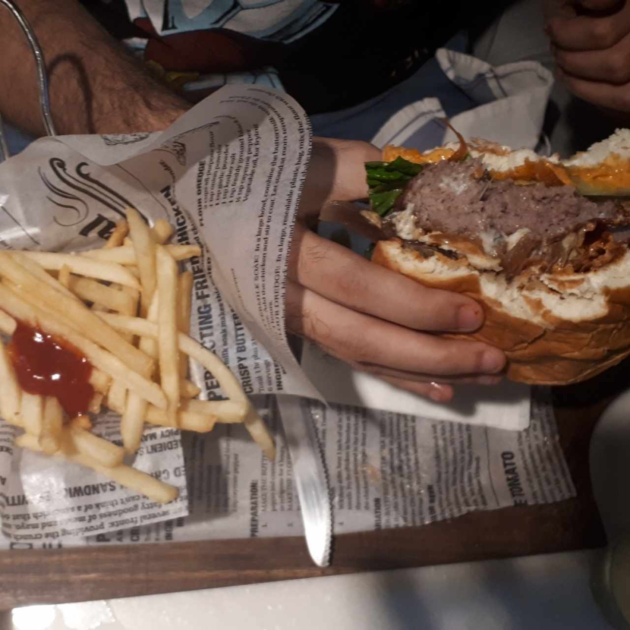 hamburguesa blue cheese