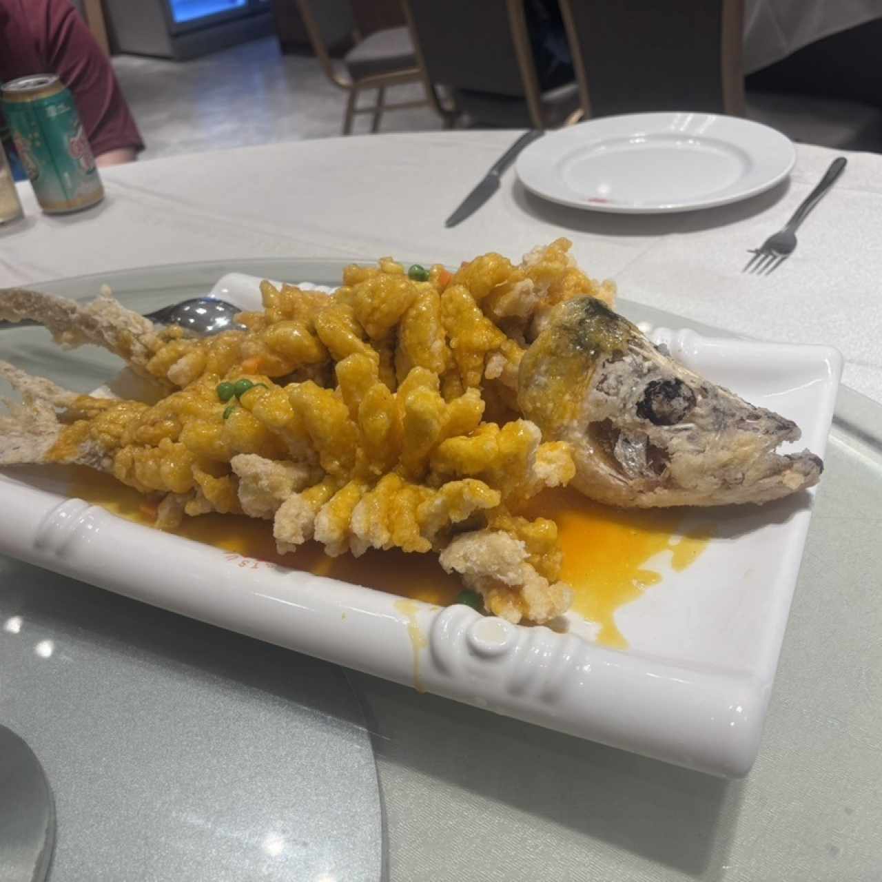 Robalo a la naranja