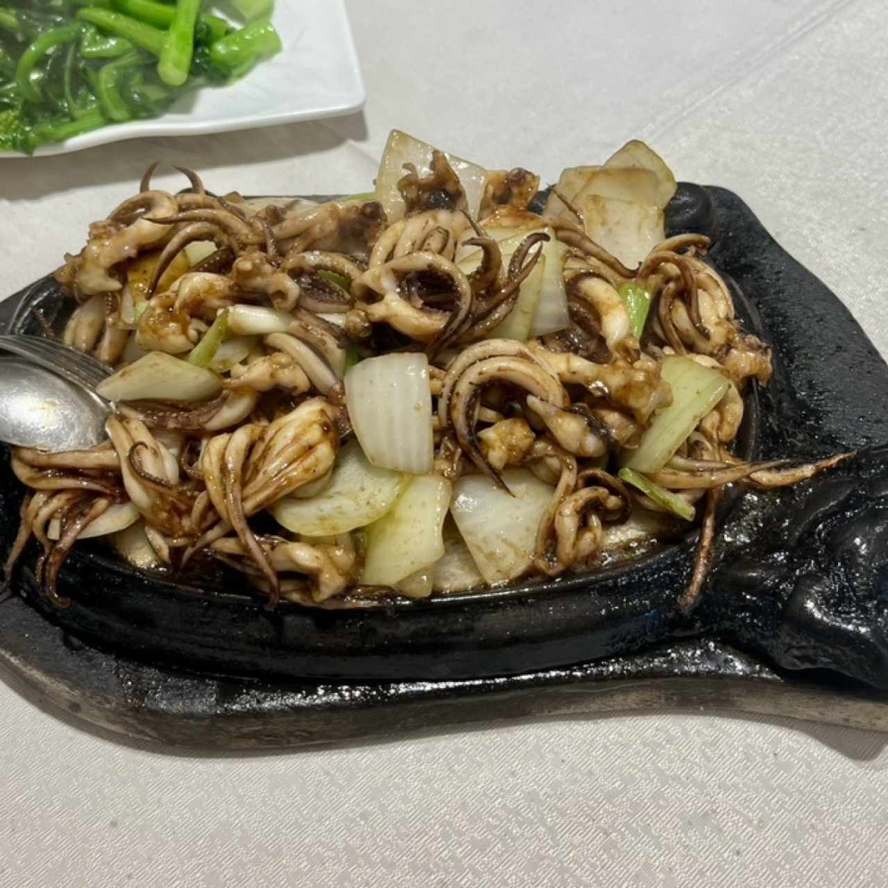 Arañitas a la plancha 