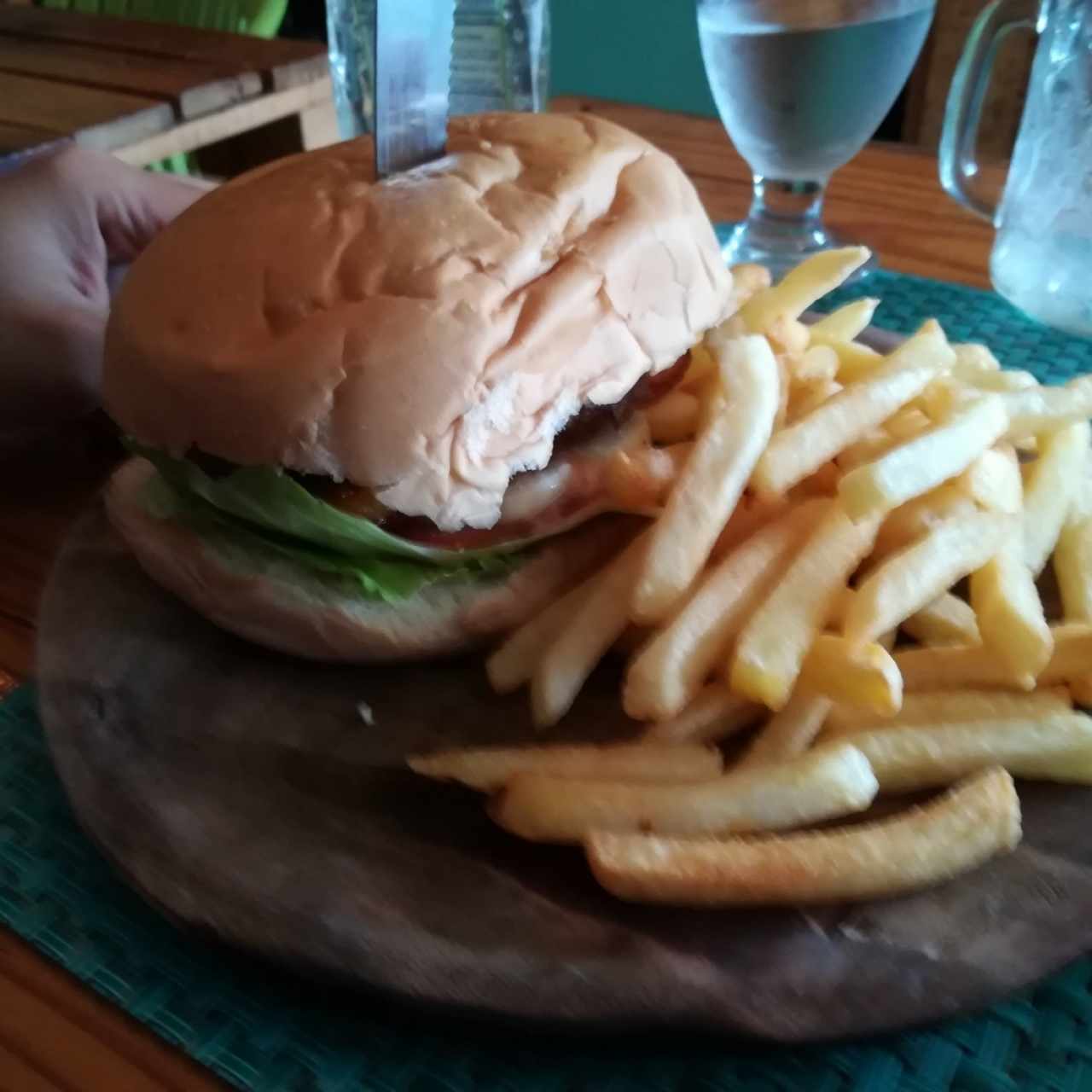 Hamburguesa la panameña