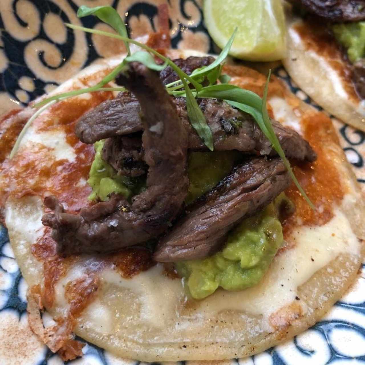 tacos de entraña