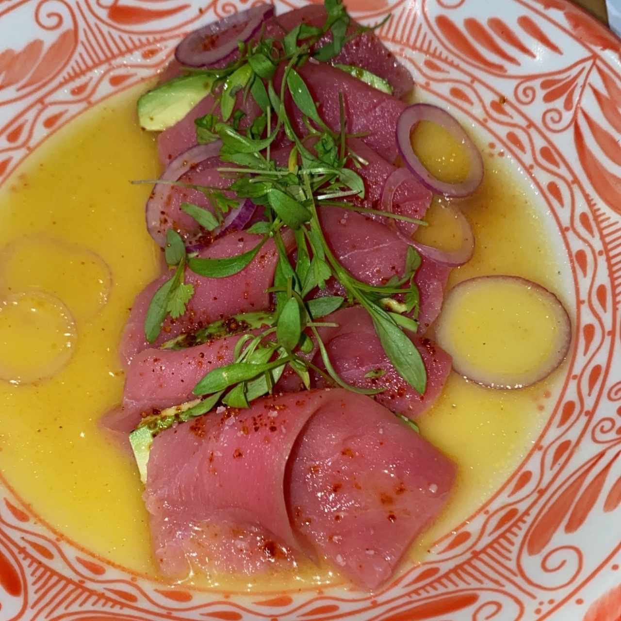 crudo de atún