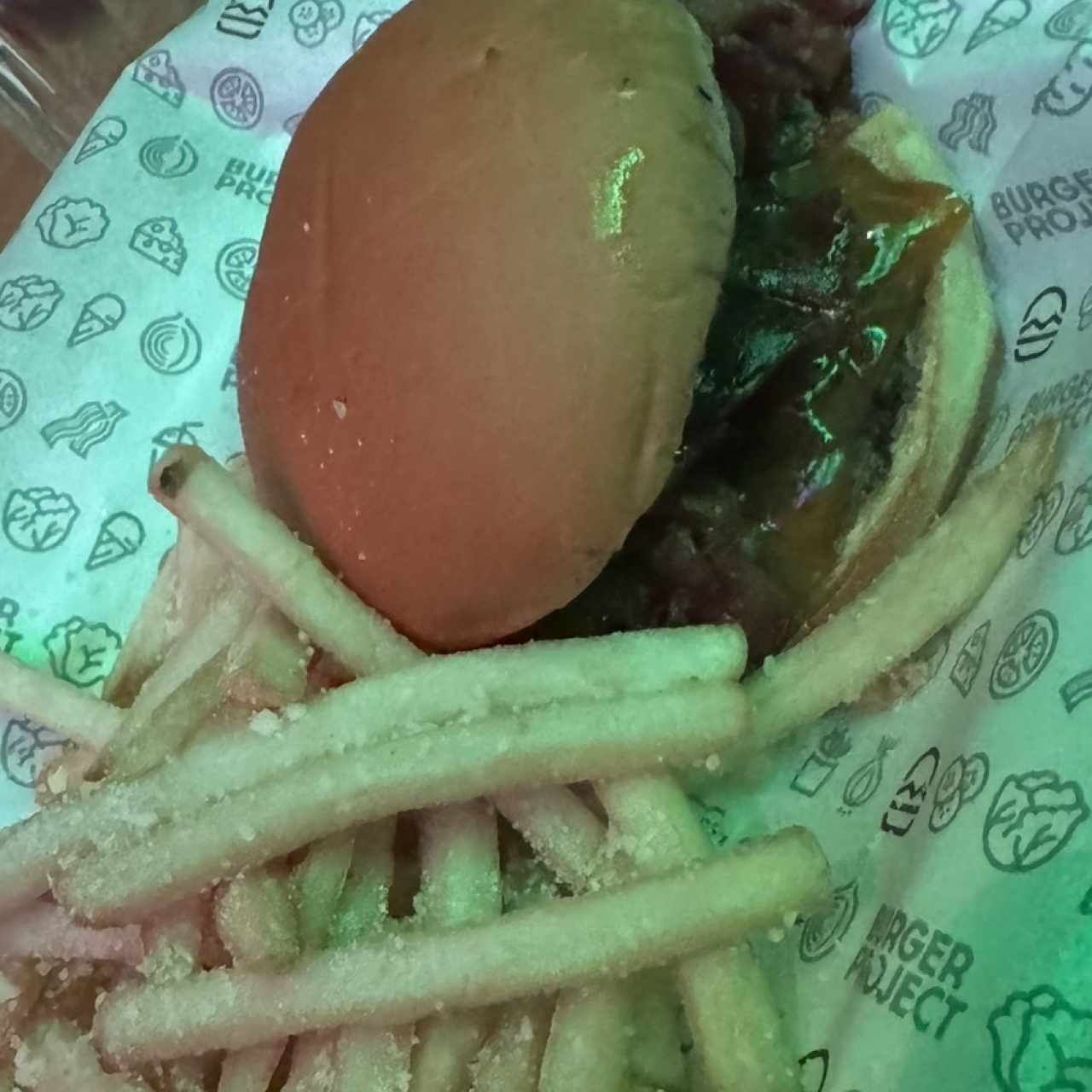 Bacon n truffle burger