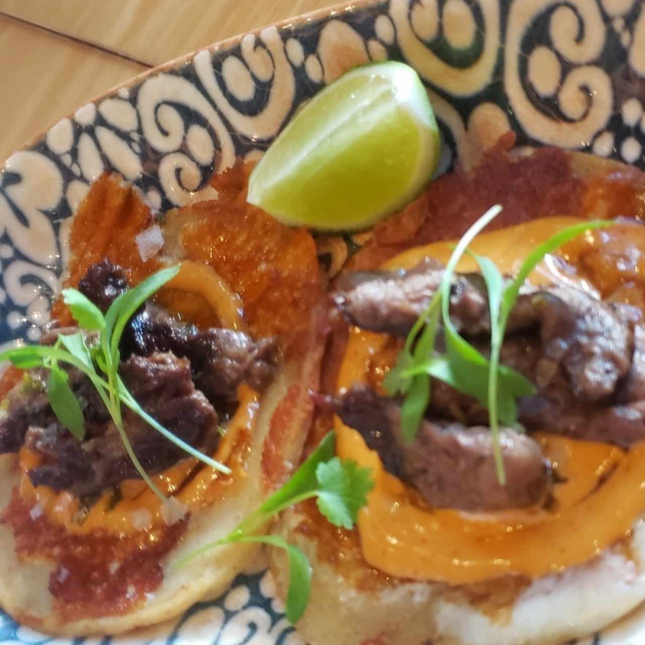 tacos de entraña