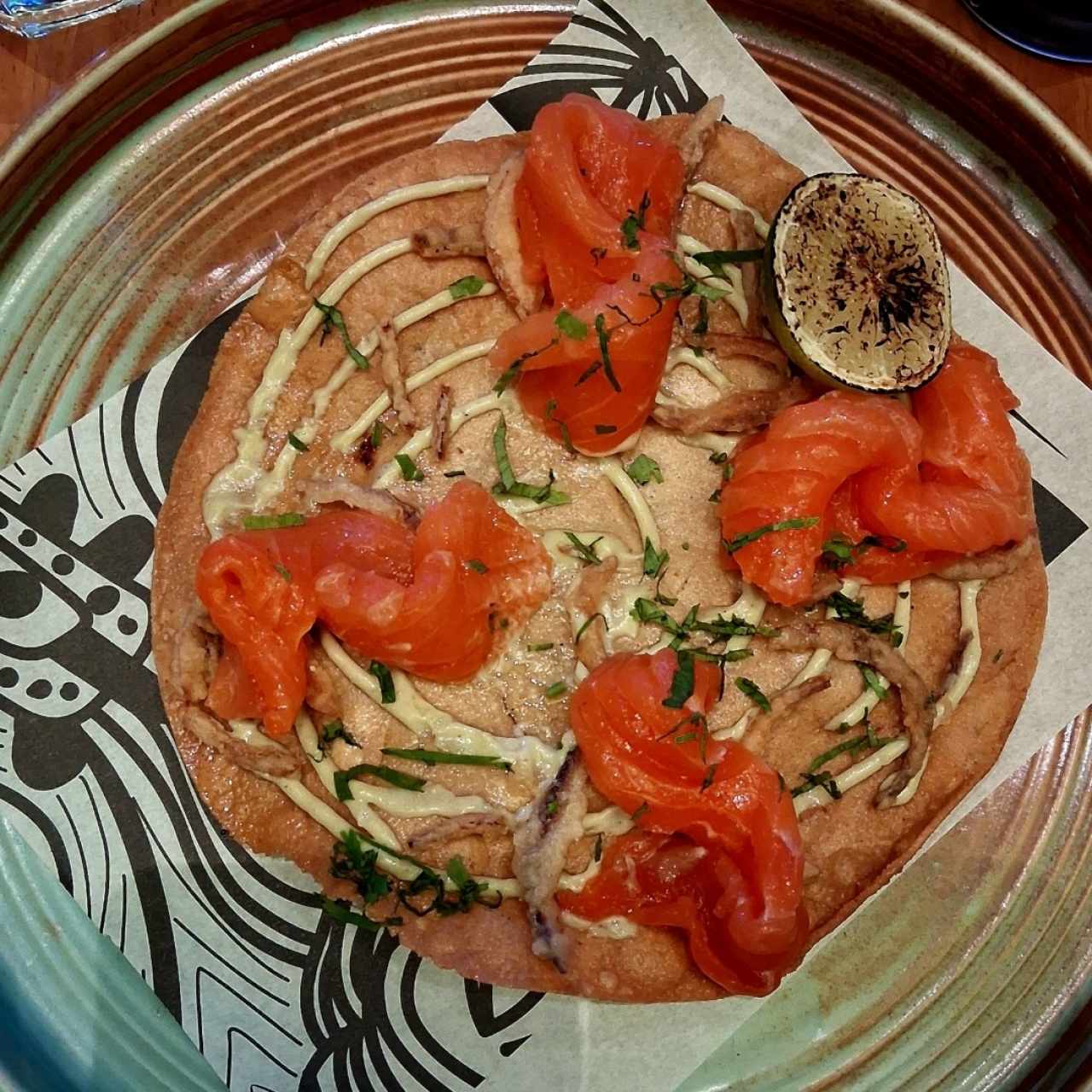 Tostada de Salmón