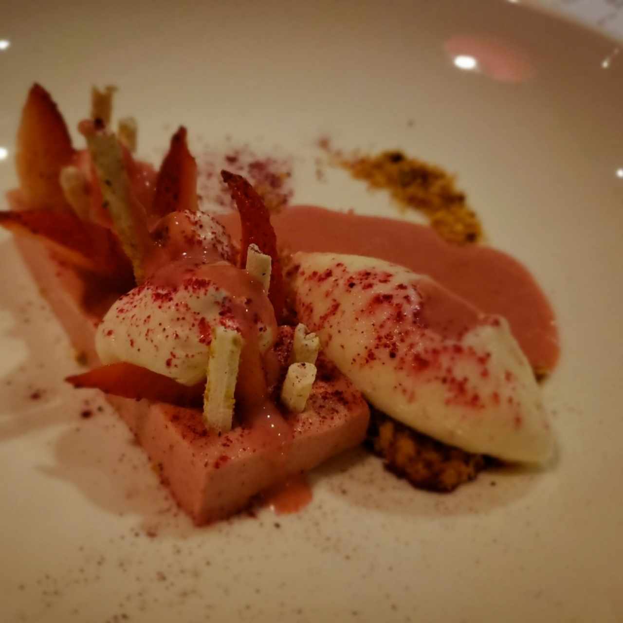 Mousse de fresa 