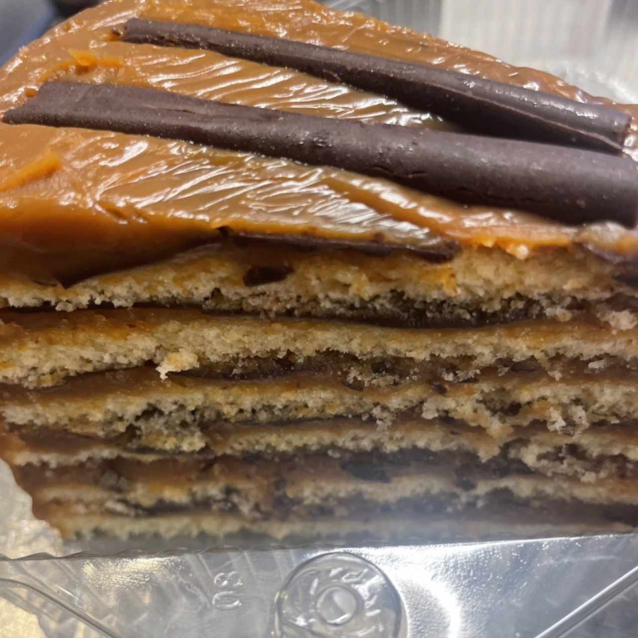 Torta crocante de chocolate