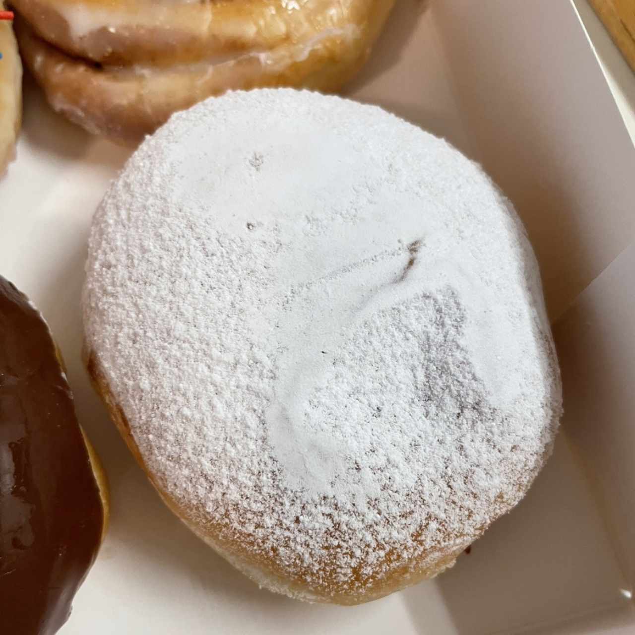 Dona rellena de fresa