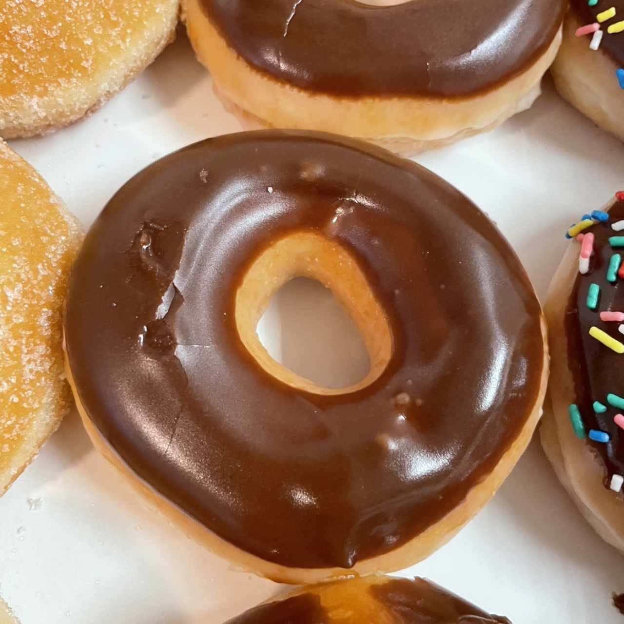 Dona cubierta de Chocolate