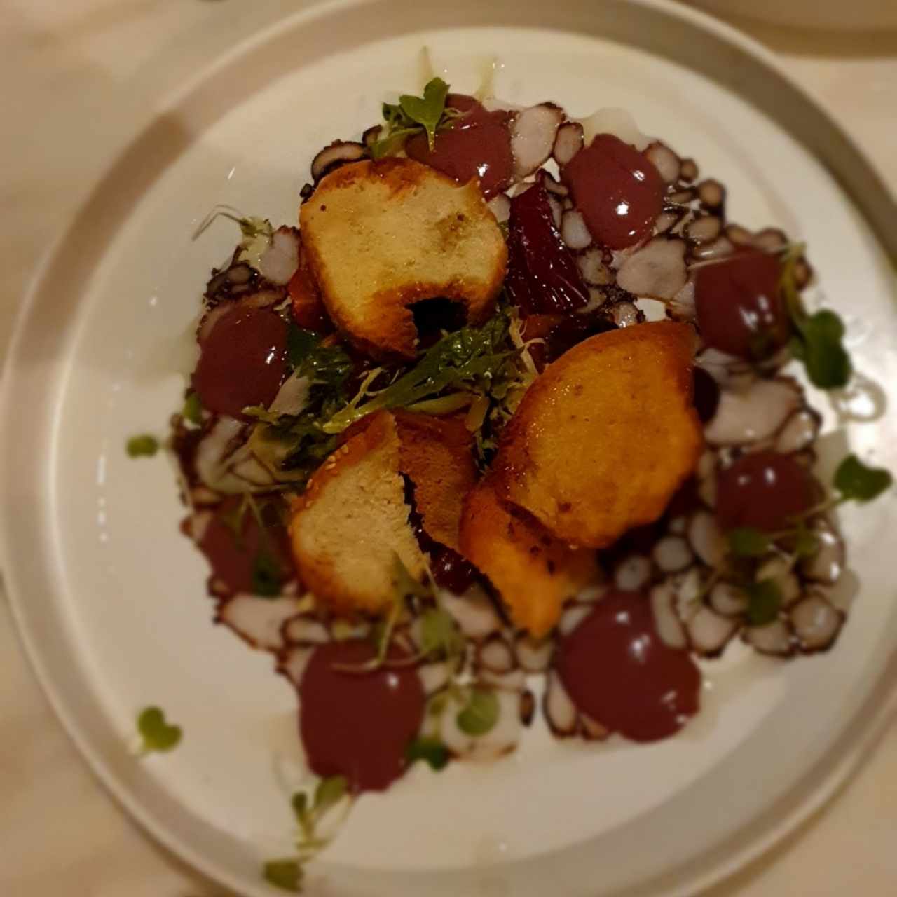 APETAIZERS - CARPACCIO DE PULPO