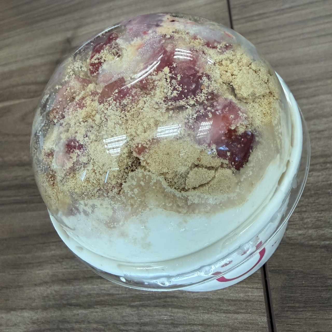 Yogourt con fresas