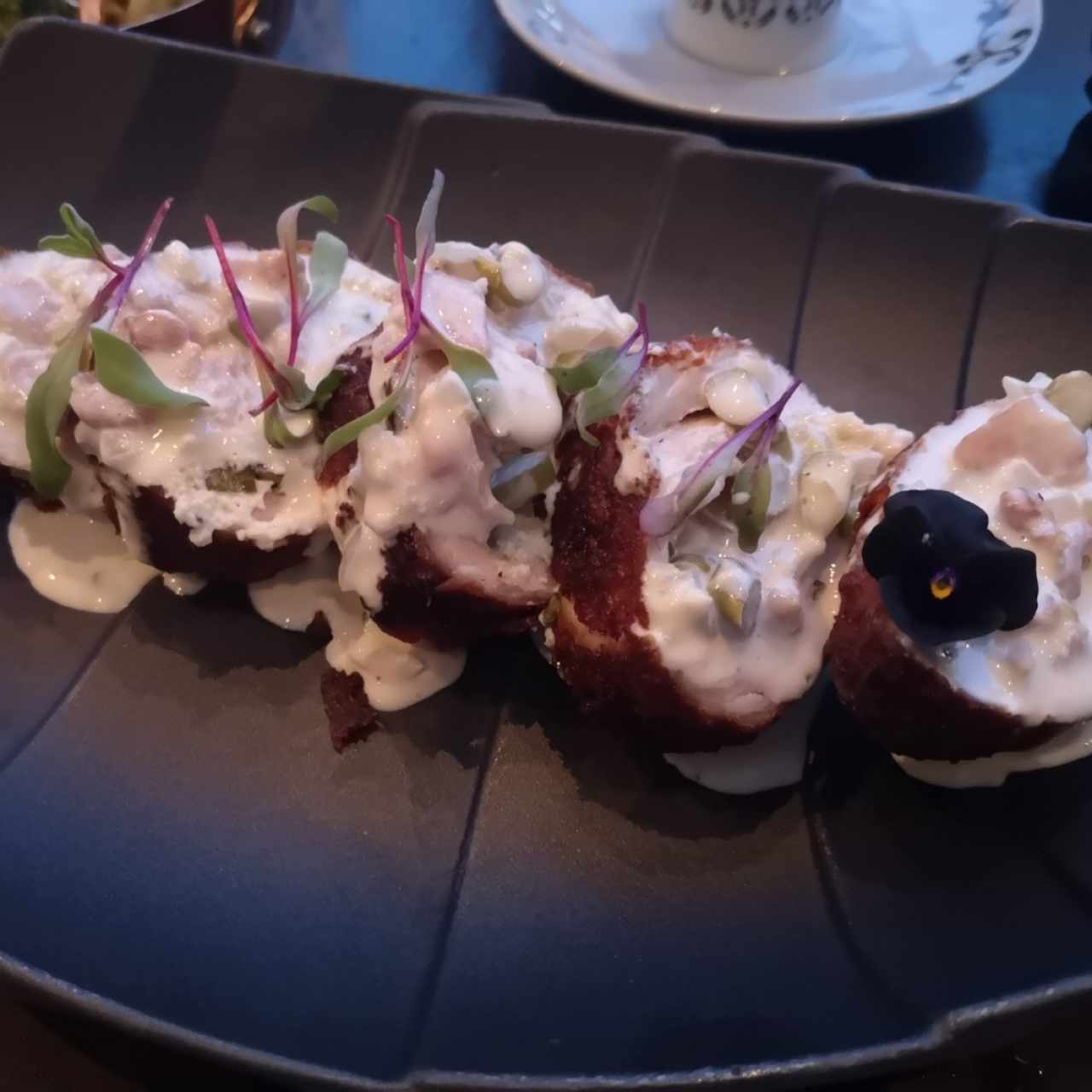 pollo con crema de espinaca