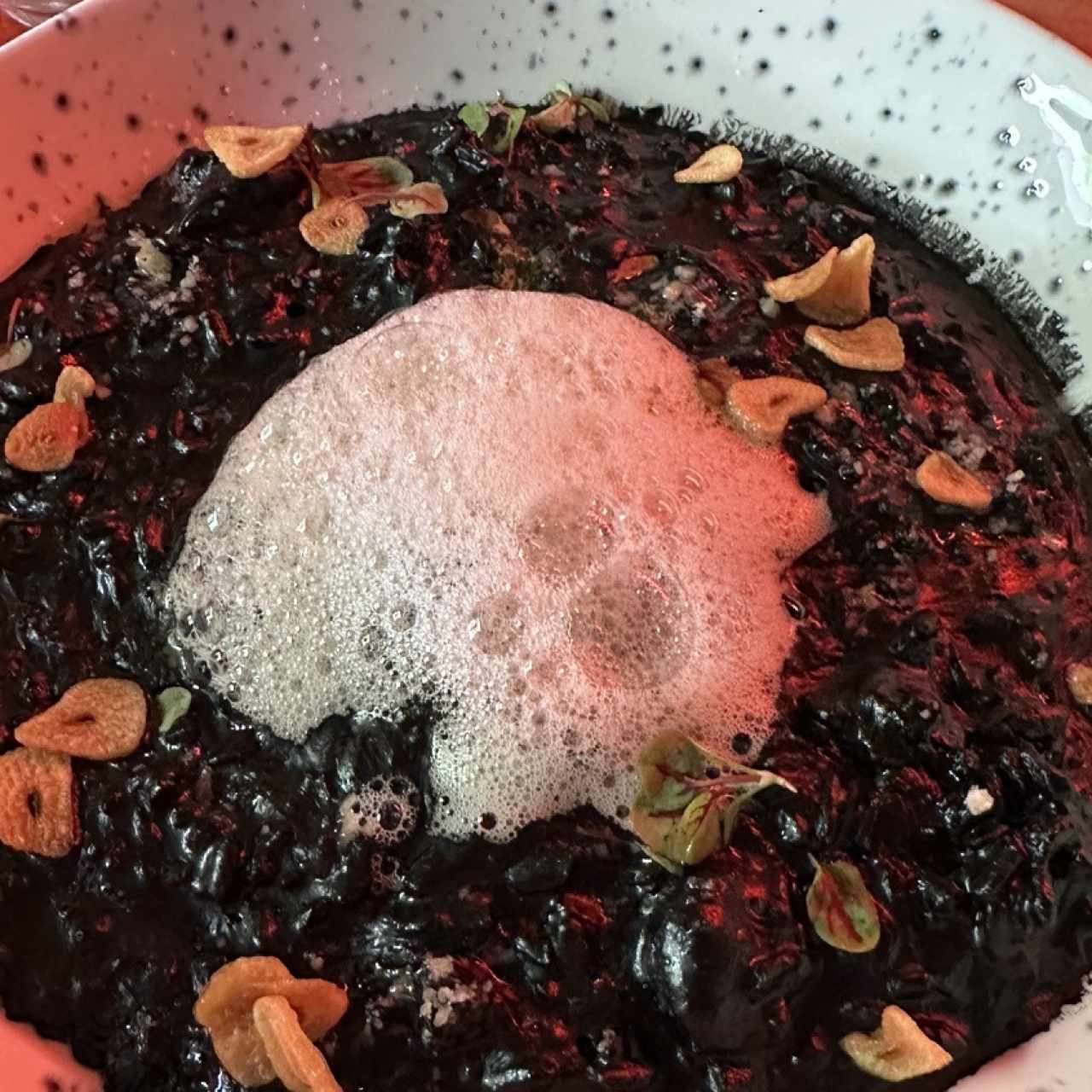 Risotto Nero di Seppia e Gamberetti