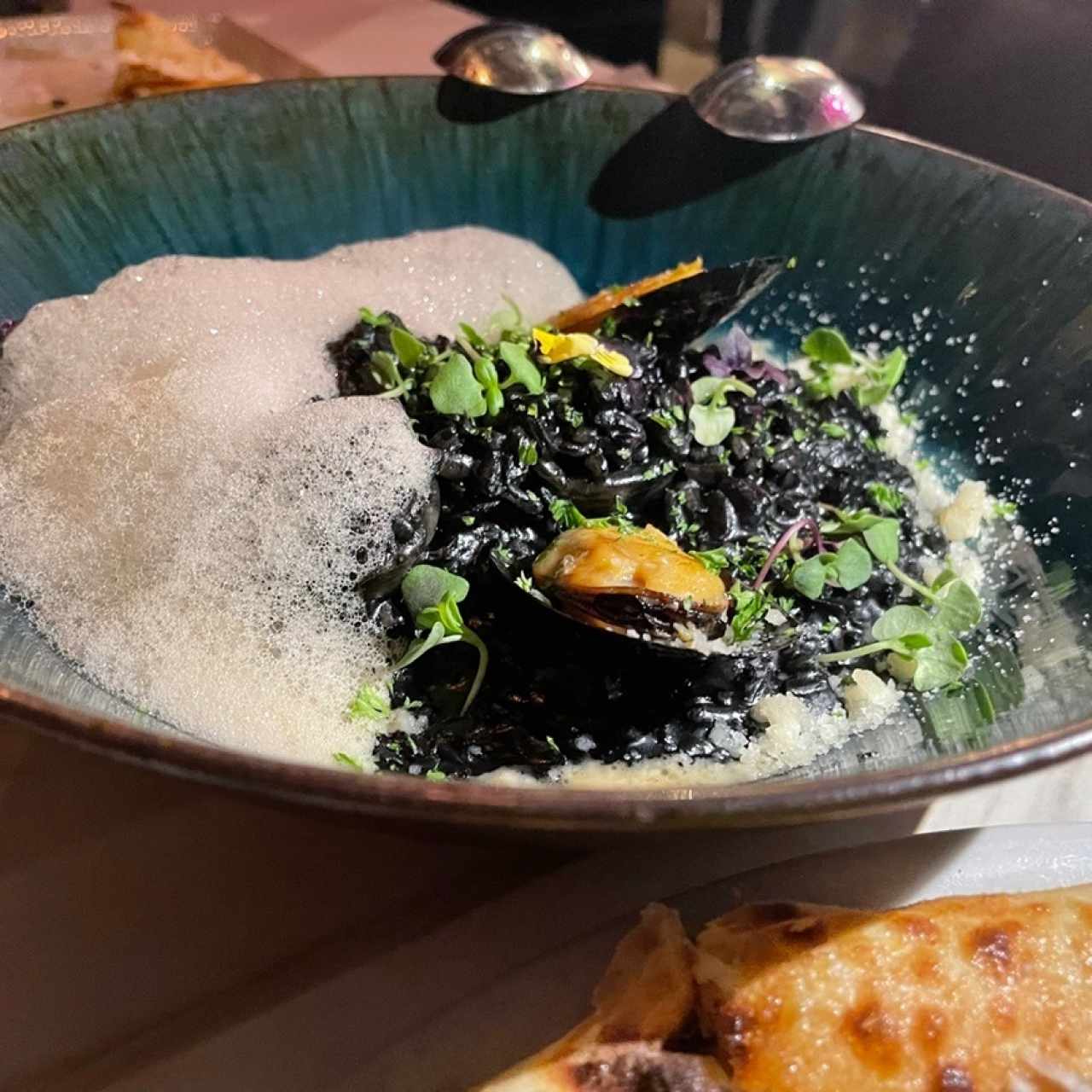Risotto Nero di Seppia e Gamberetti