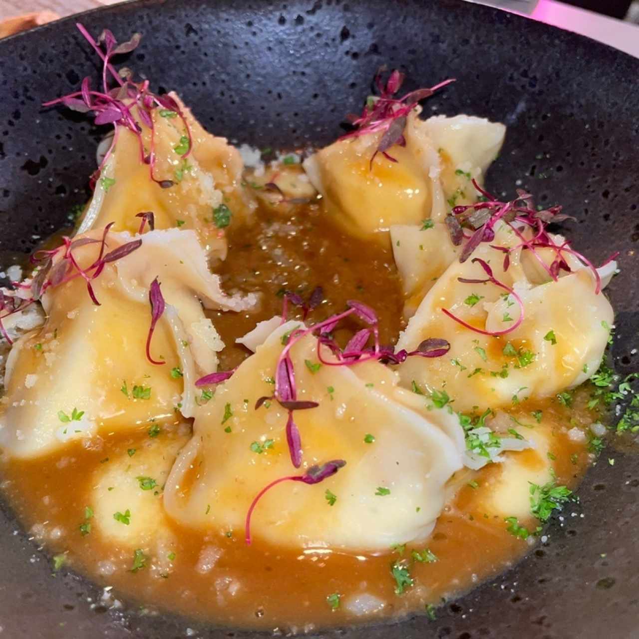 Para Compartir - Raviolis de Gamberoni