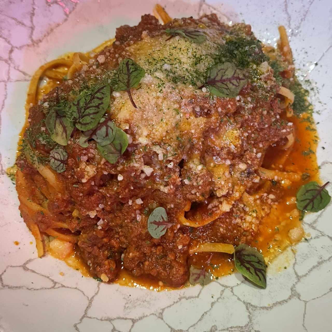 Linguini al Ragu della Nonna
