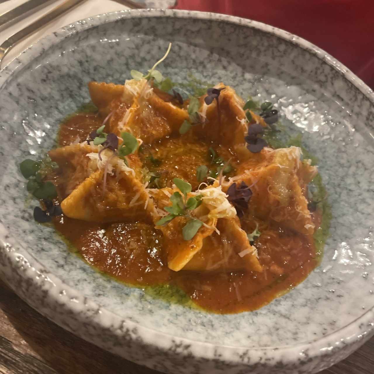Pastas Rellenas - Ravioli Gamberoni