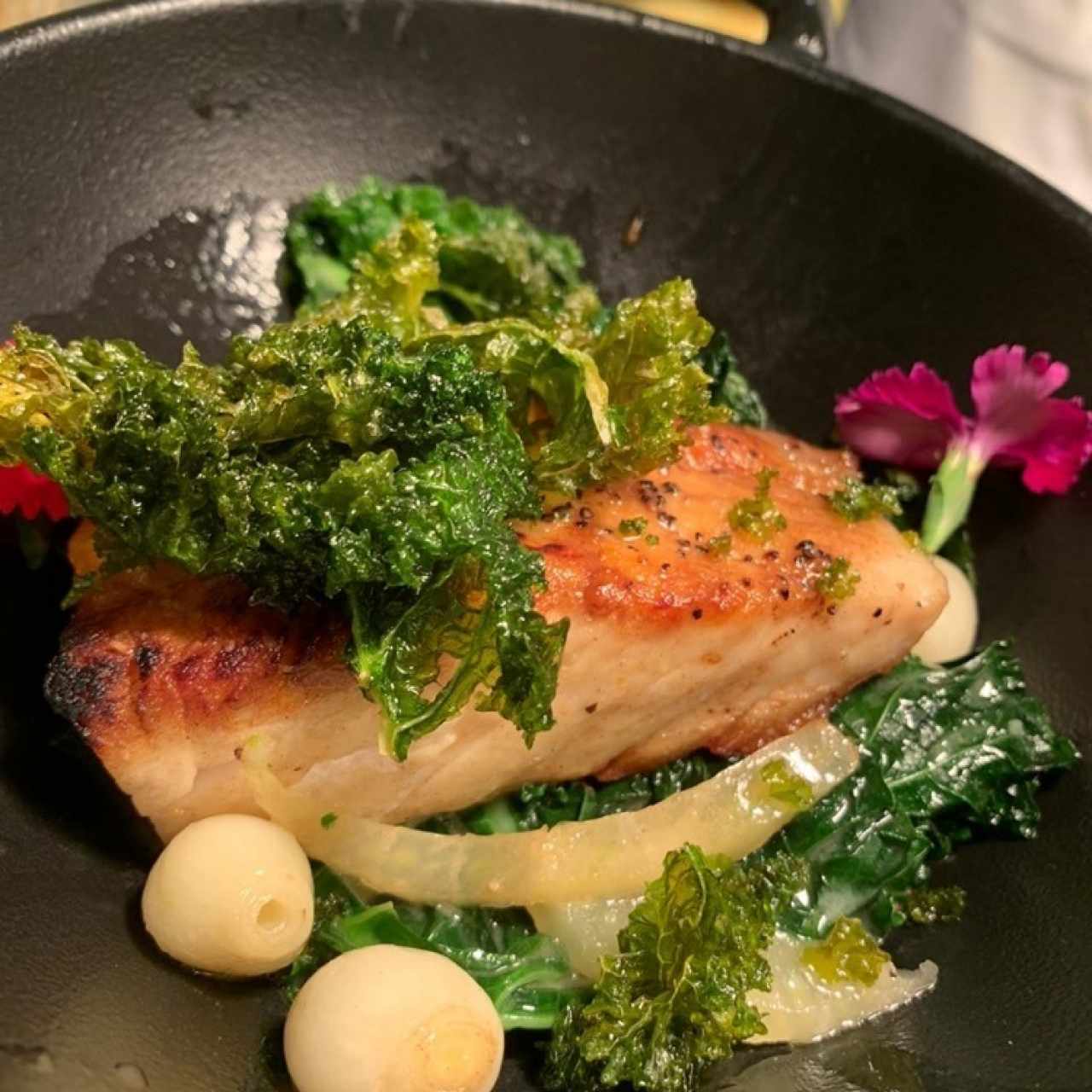 Pesca del día kale y cebollitas #recomendada 📈