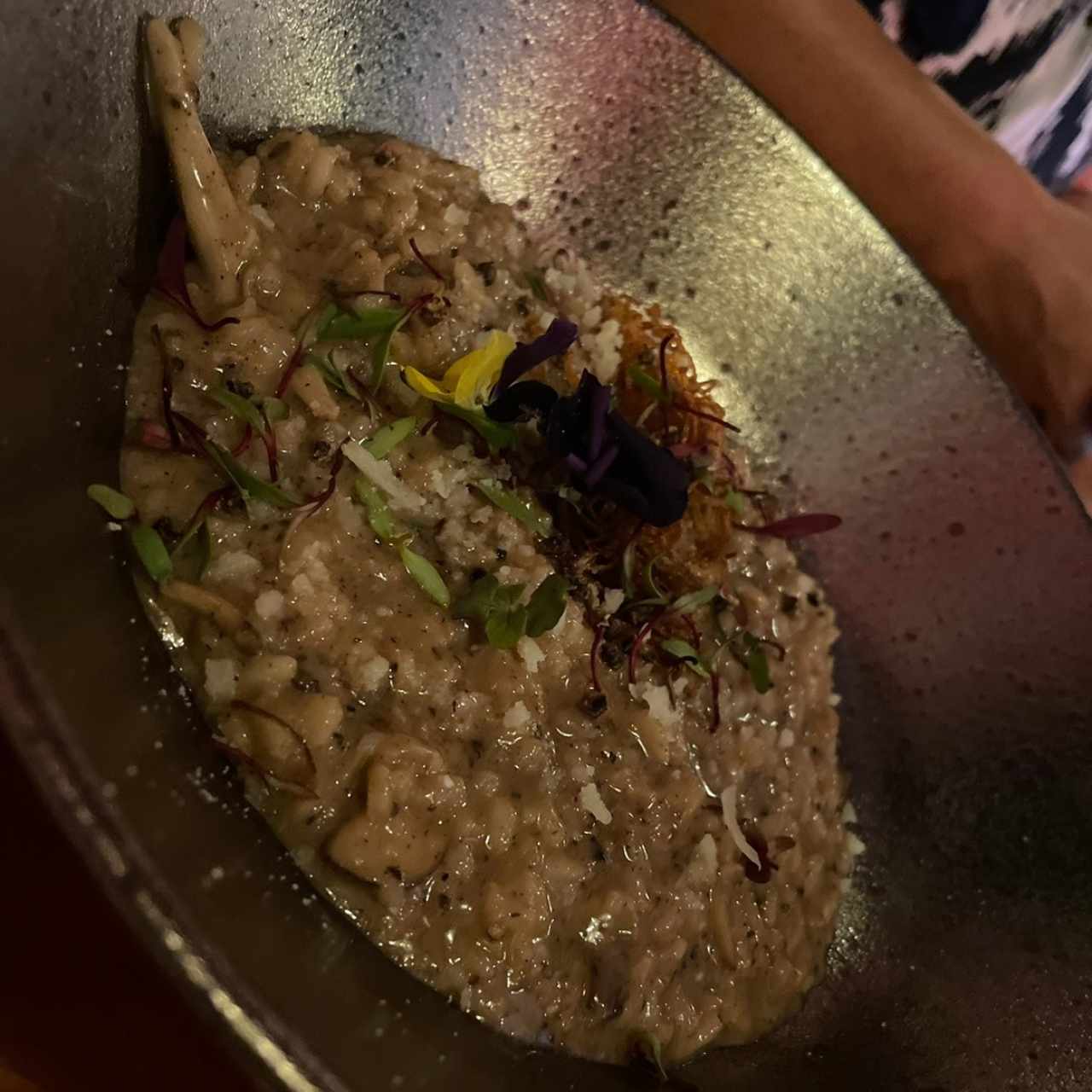 Risotto Nero di Seppia e Gamberetti