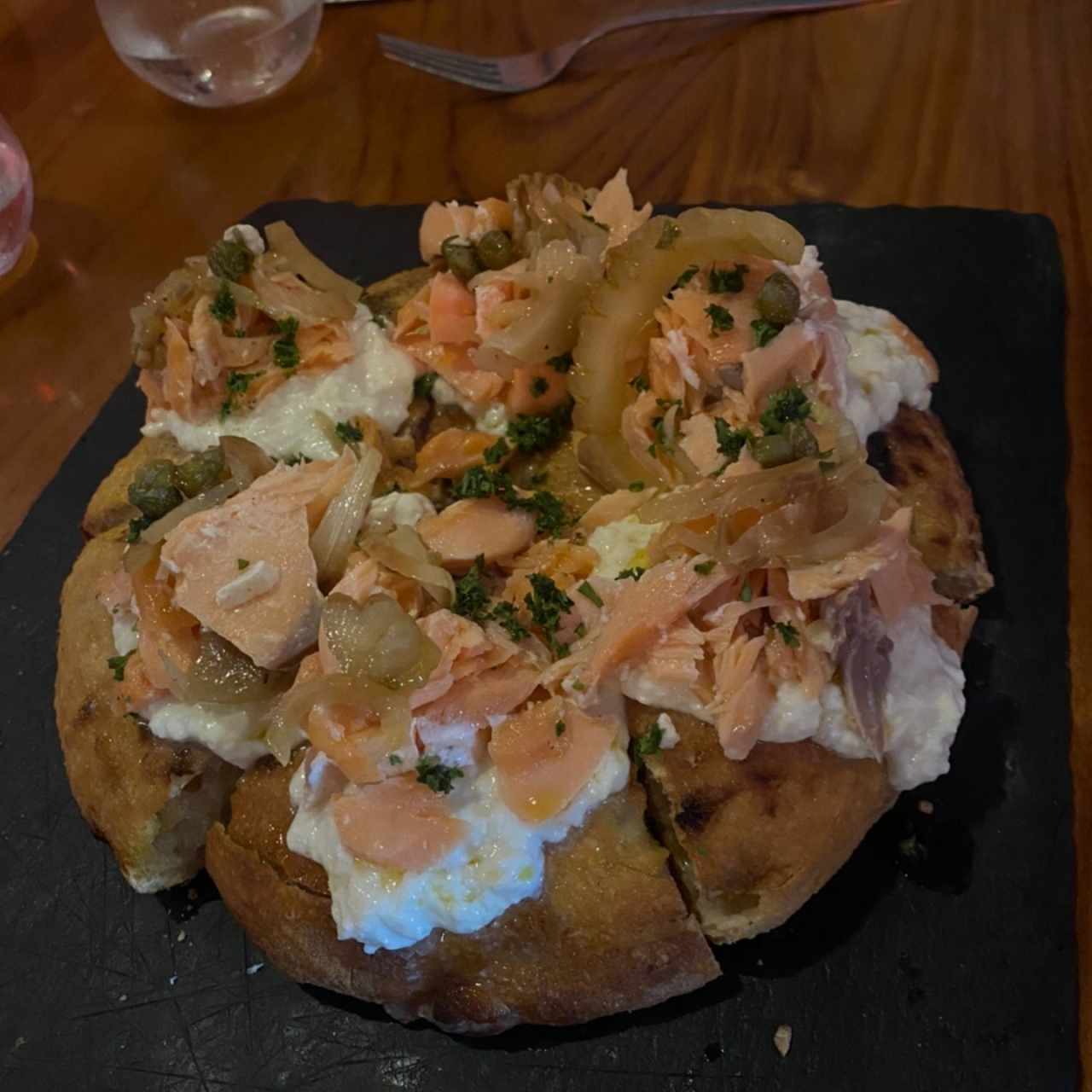 Pizzas Scrocchiarella - Salmone