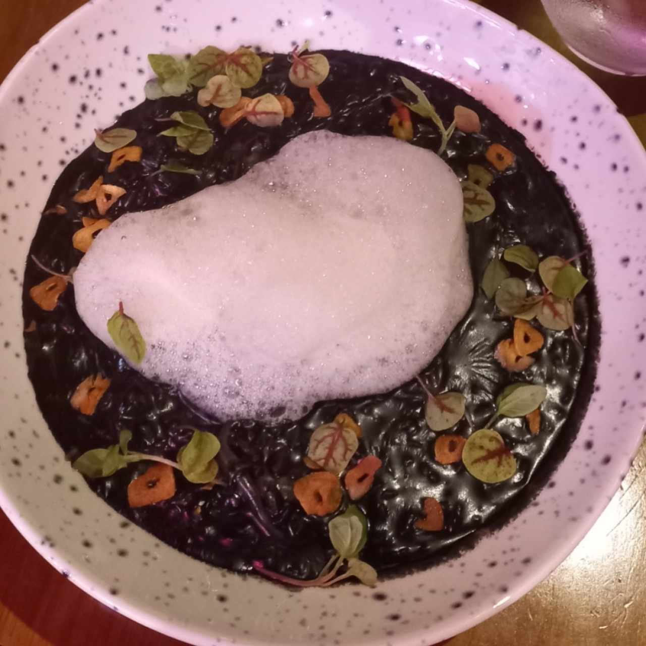 Risotto Nero di Seppia e Gamberetti