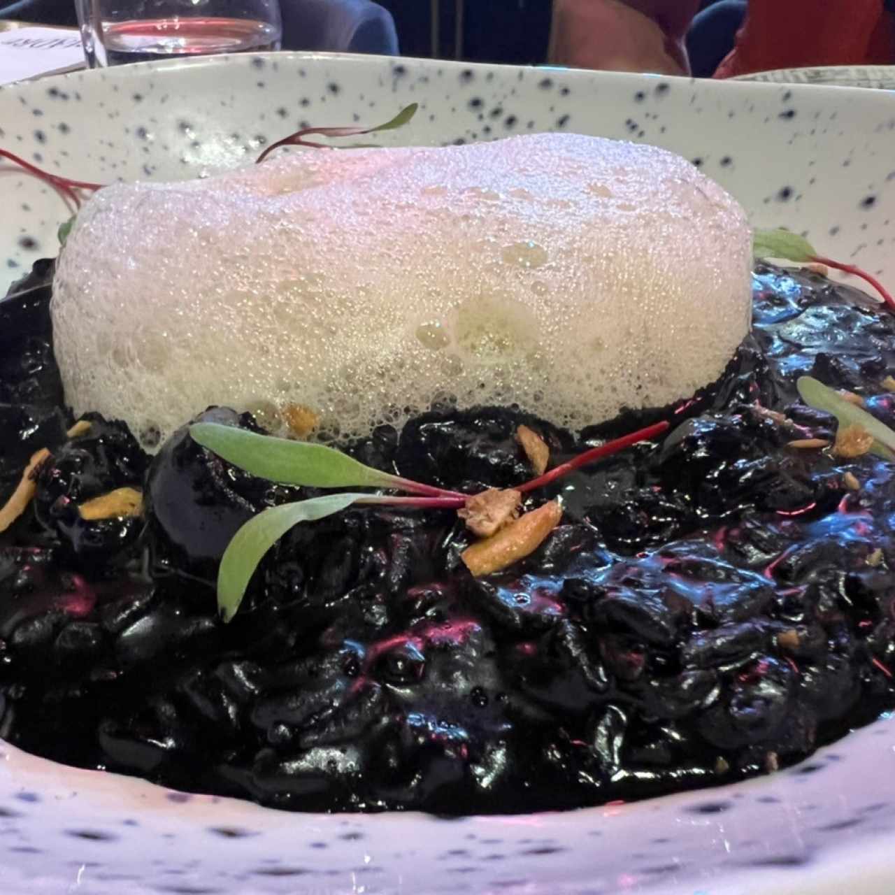 Risotto Nero di Seppia e Gamberetti