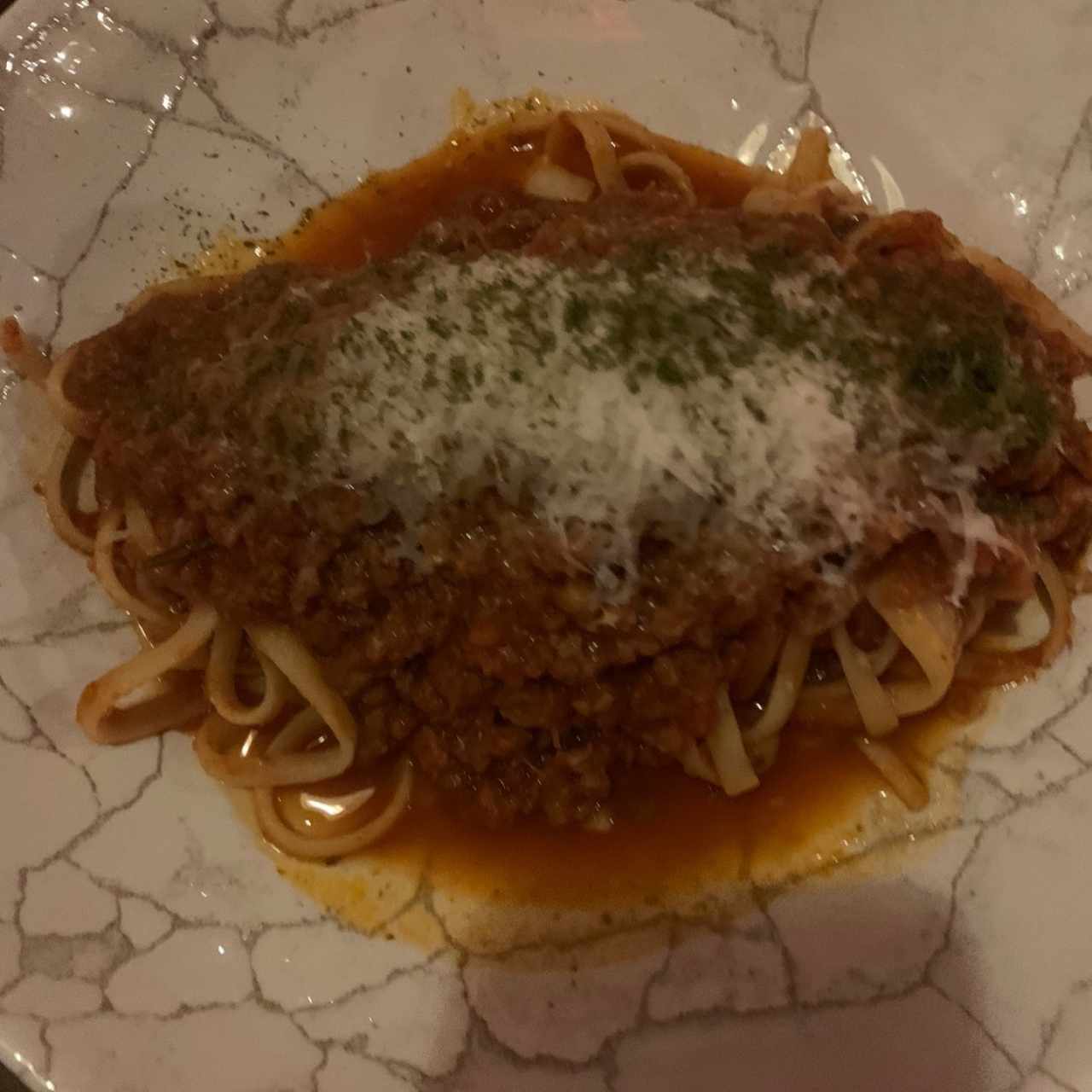 Linguini al Ragu della Nonna