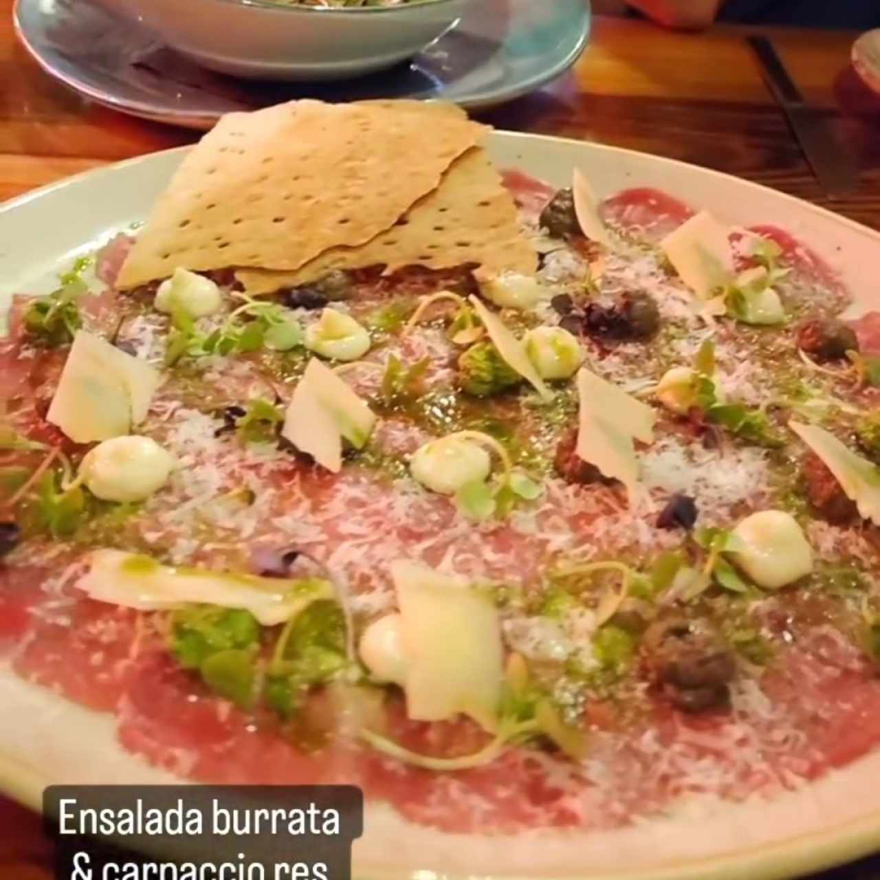 Antipasti - Carpaccio Di Manzo