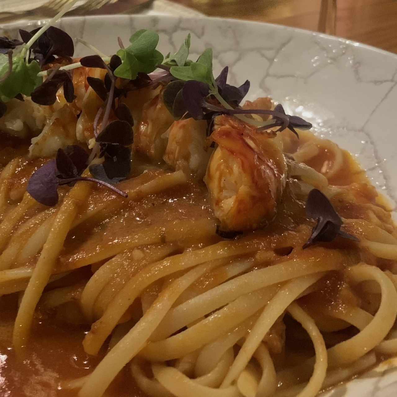 Primi Piatti - Linguini di Aragosta