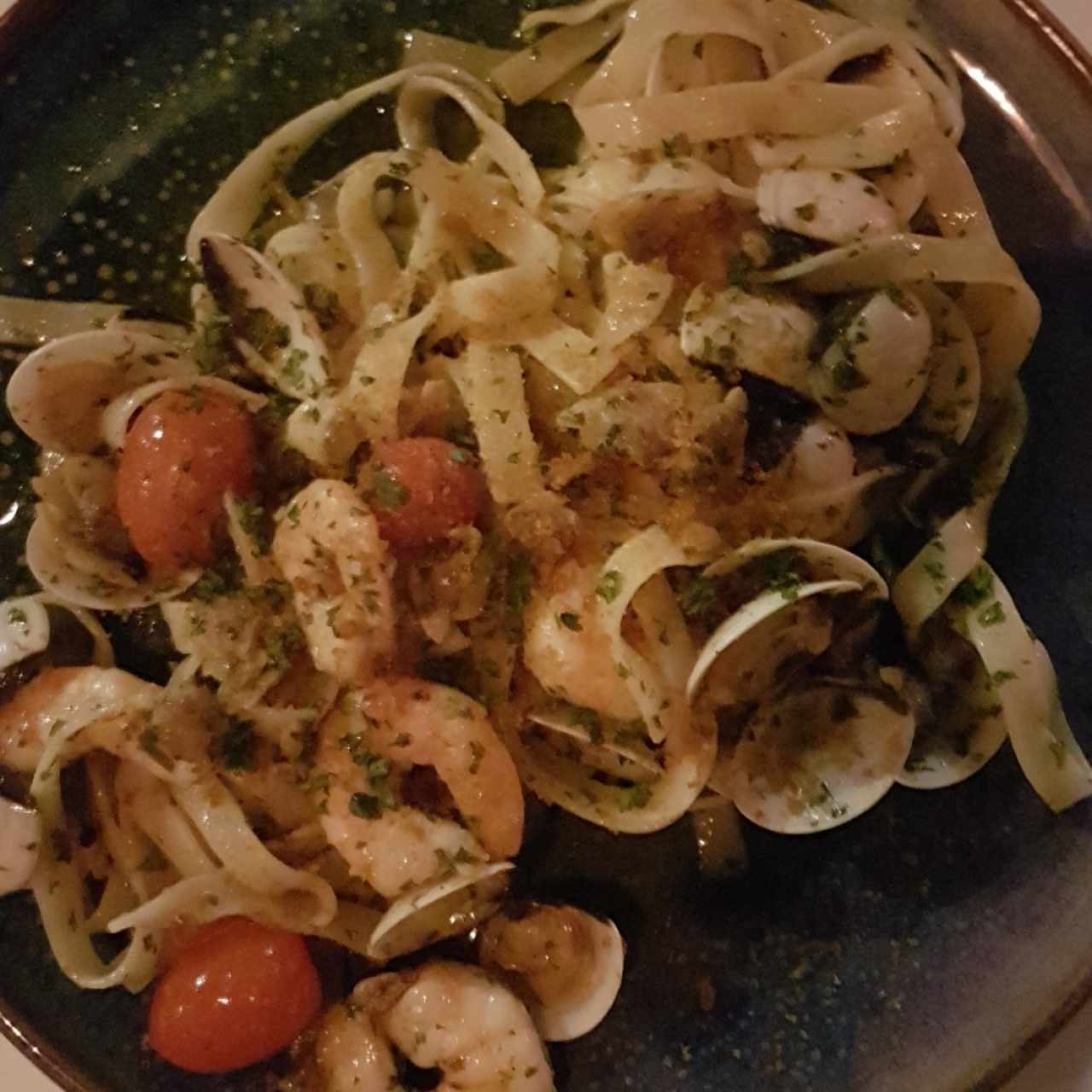 Fetuccine Vongole e Botarga