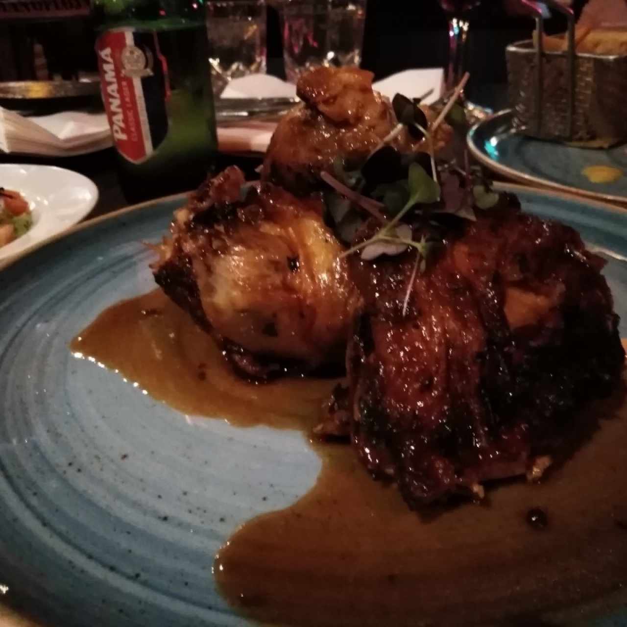 Pollo en Salsa de cerveza 