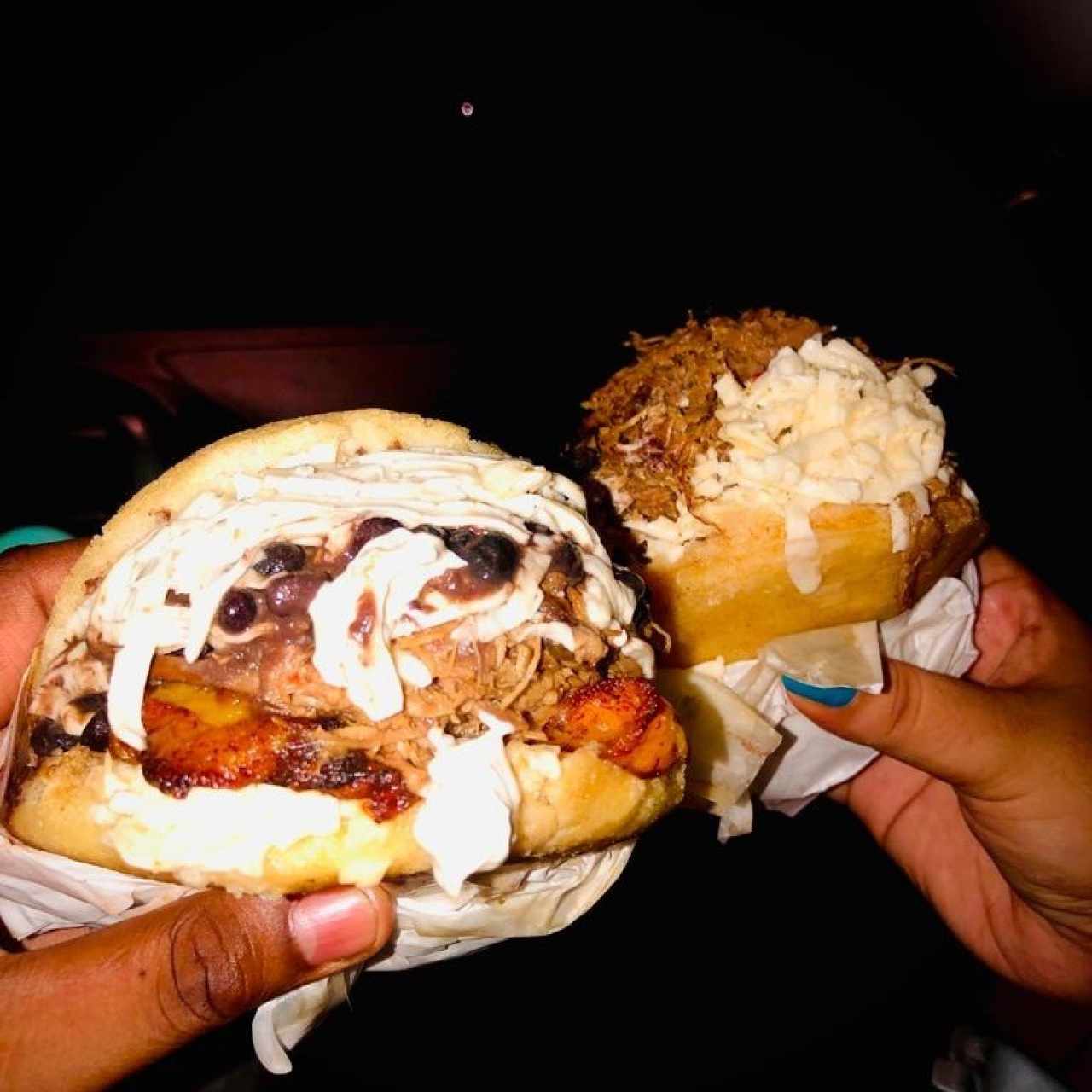 Arepas - Arepa pabellón