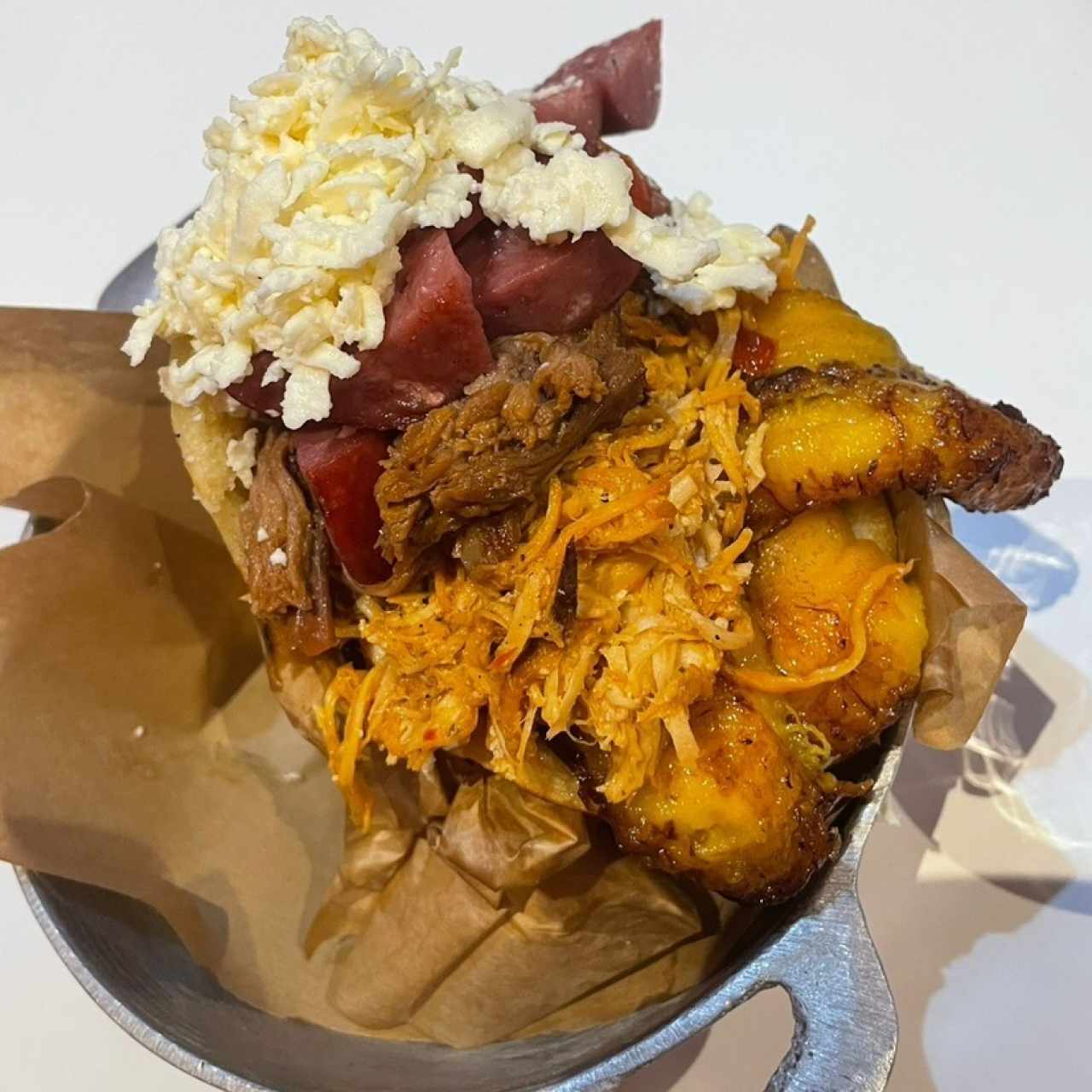 Arepa con todo