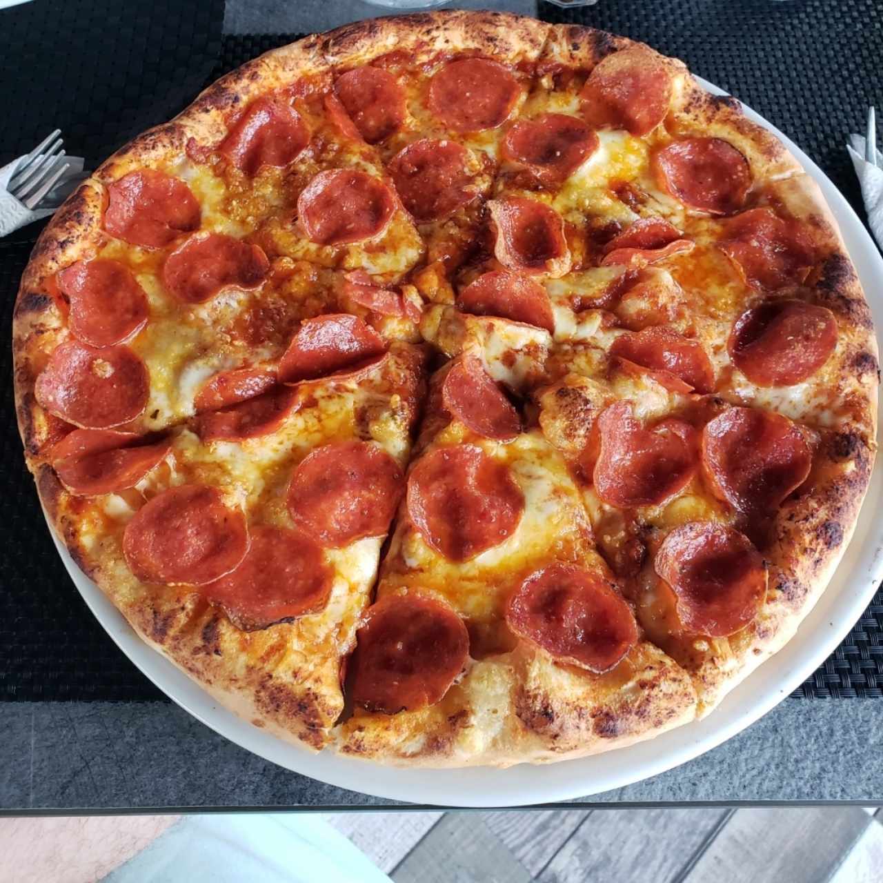 pizza de peperoni 