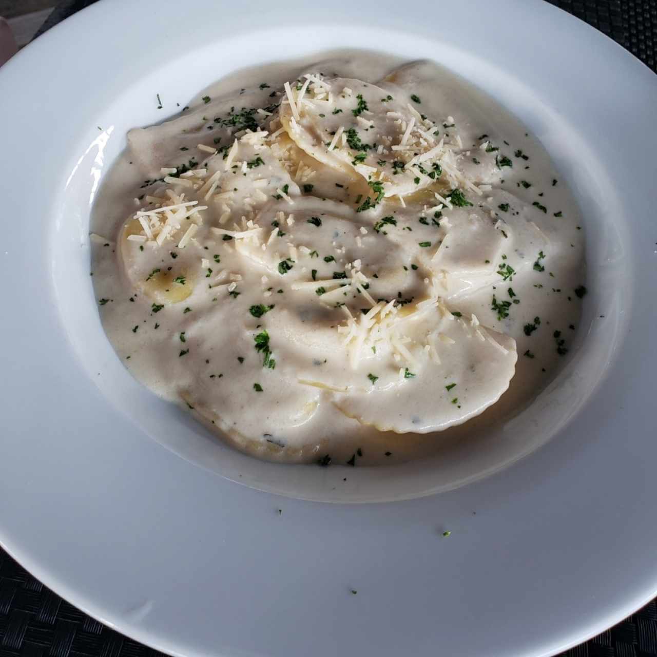 raviolis alfredo 